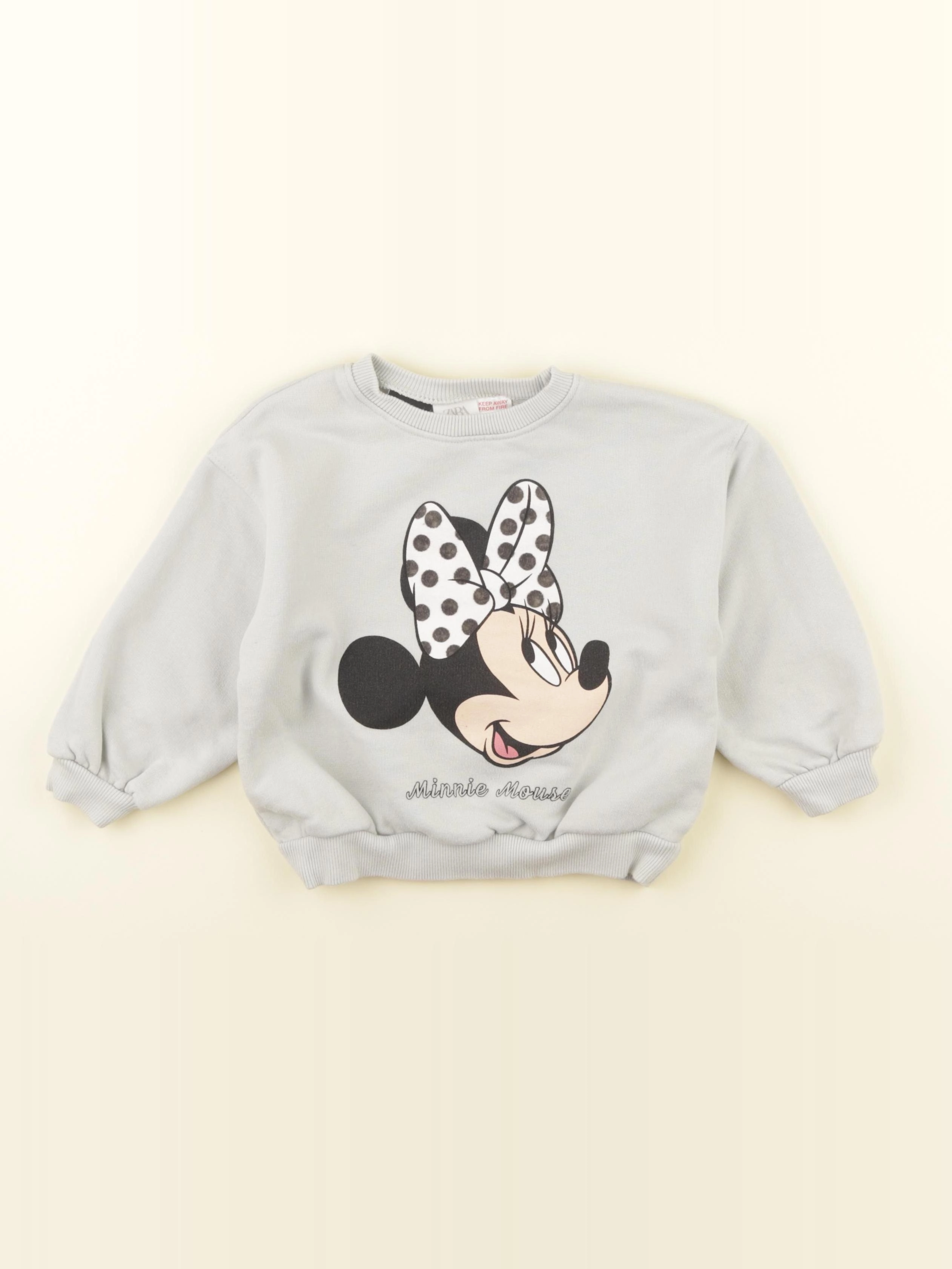 Zara - sweat bleu - 3 ans