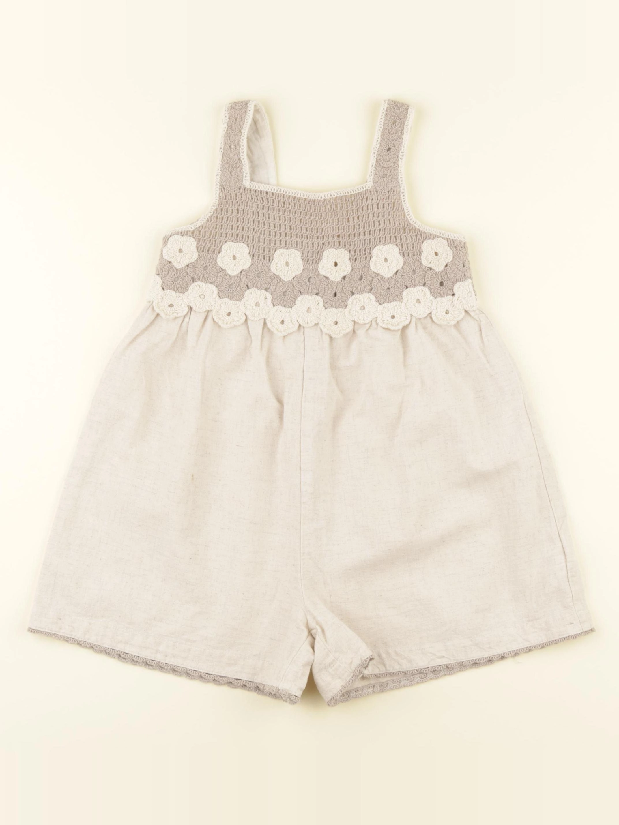 Zara - combinaison beige - 4 ans