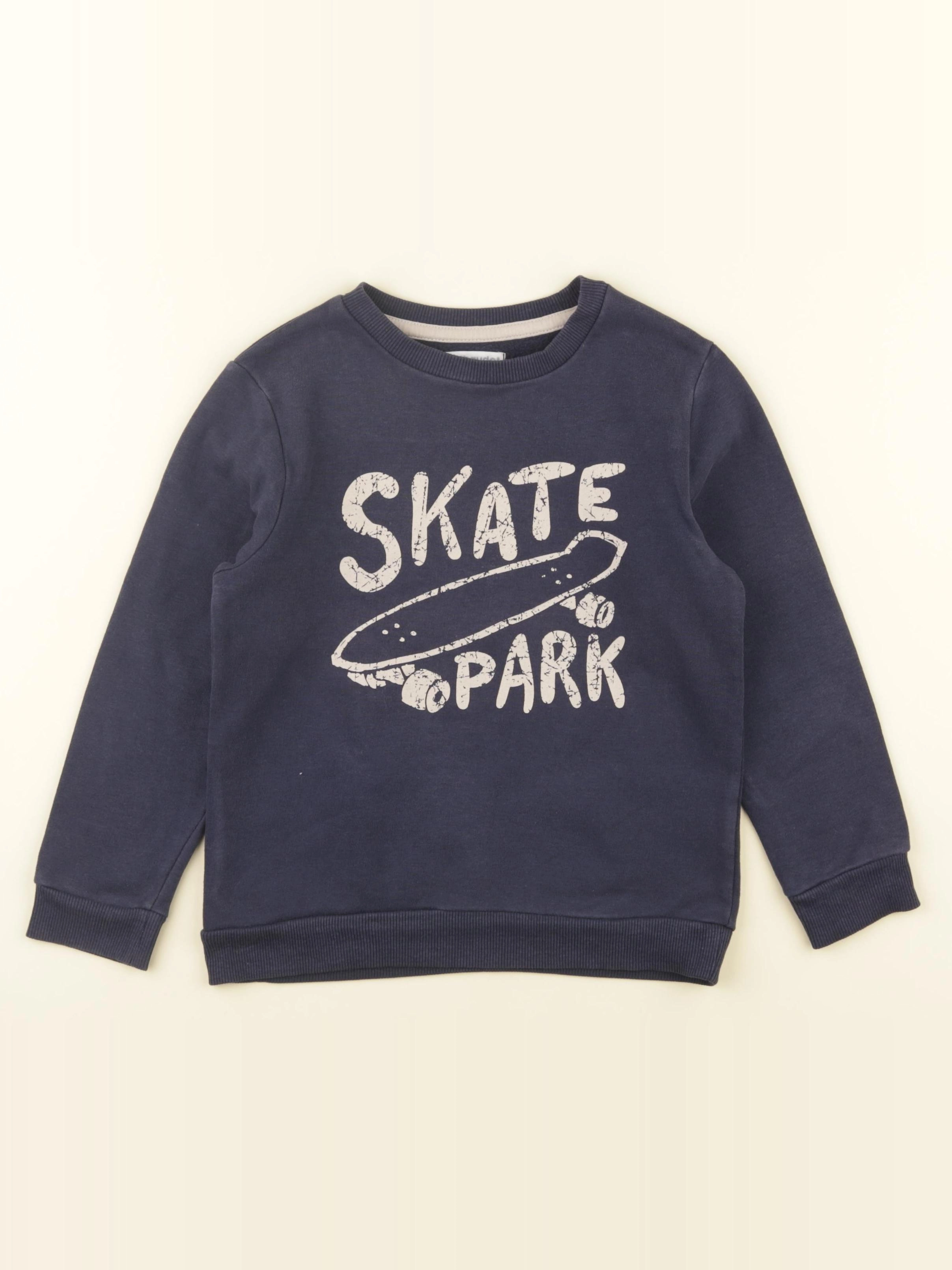 Vertbaudet - sweat bleu - 6 ans