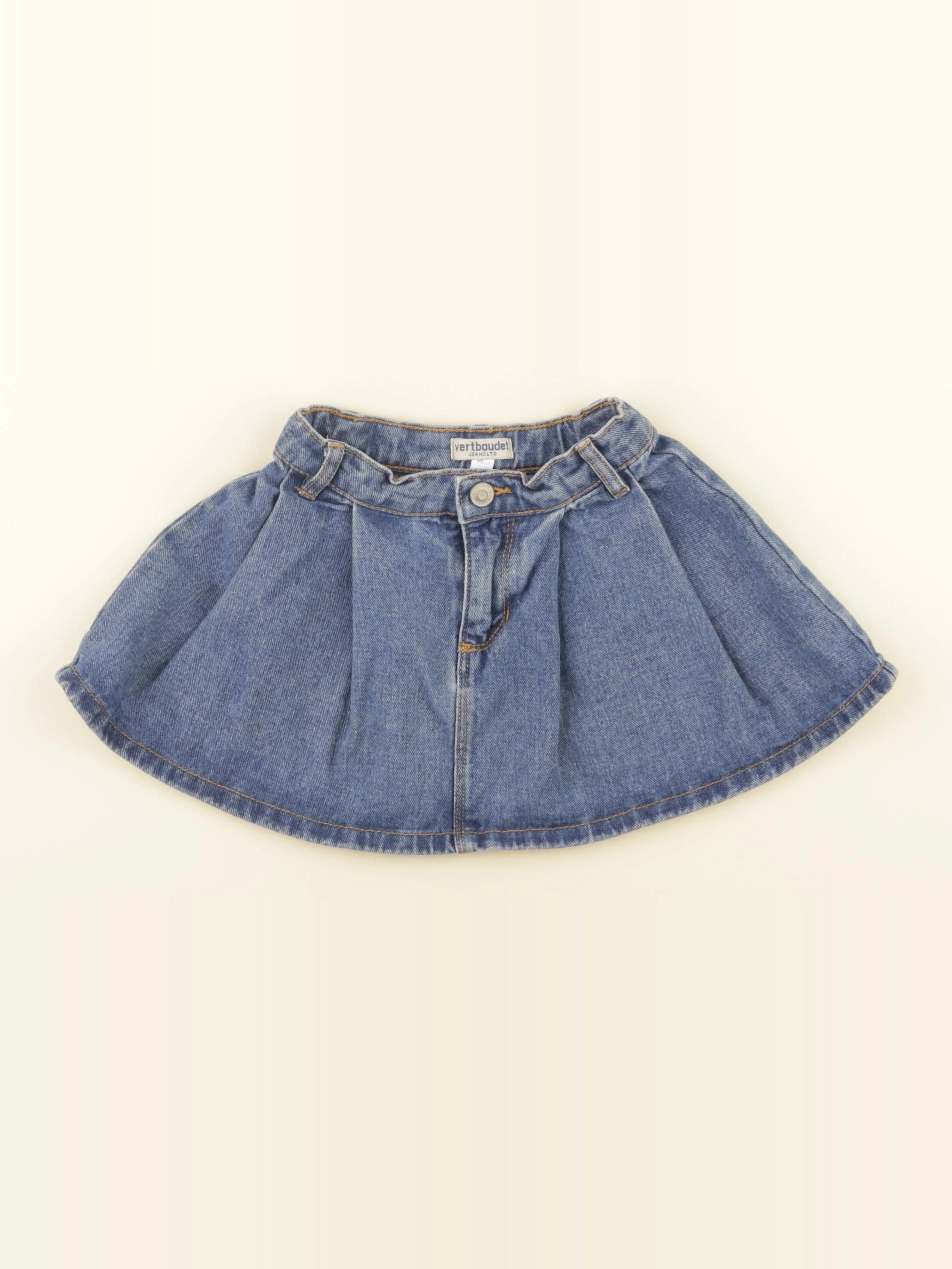 Vertbaudet - jupe bleu - 2 ans