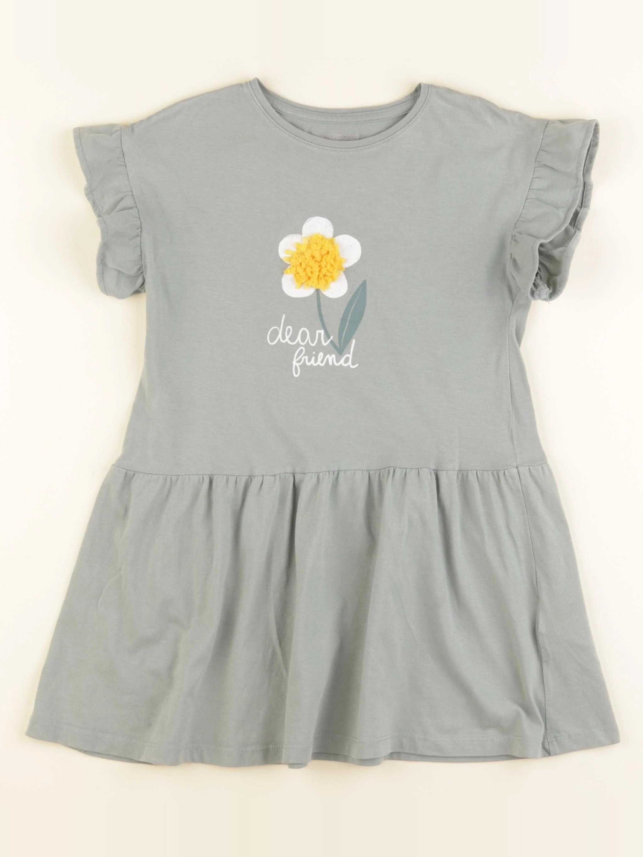 Vertbaudet - robe vert - 5 ans