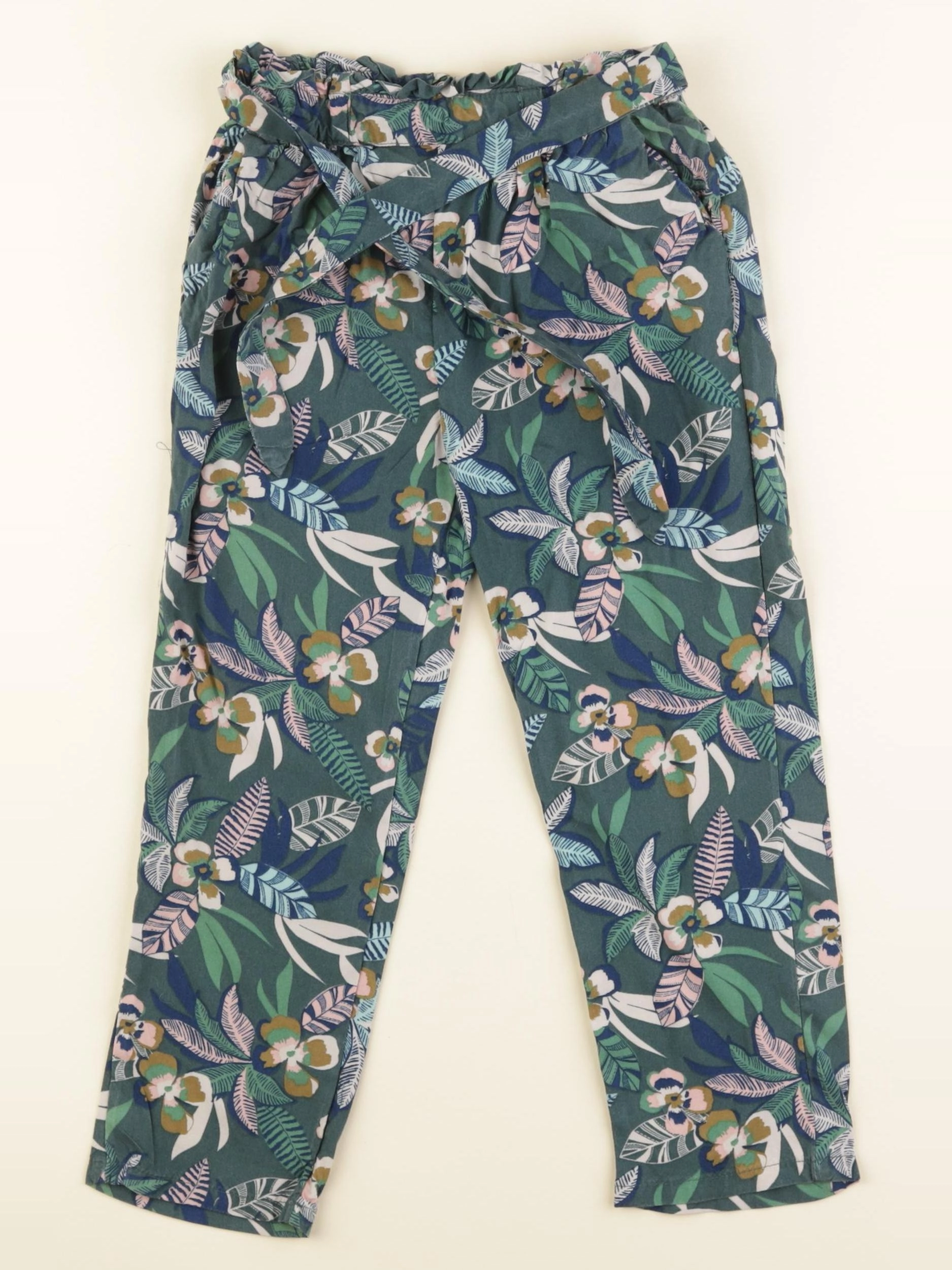 Vertbaudet - pantalon vert - 5 ans