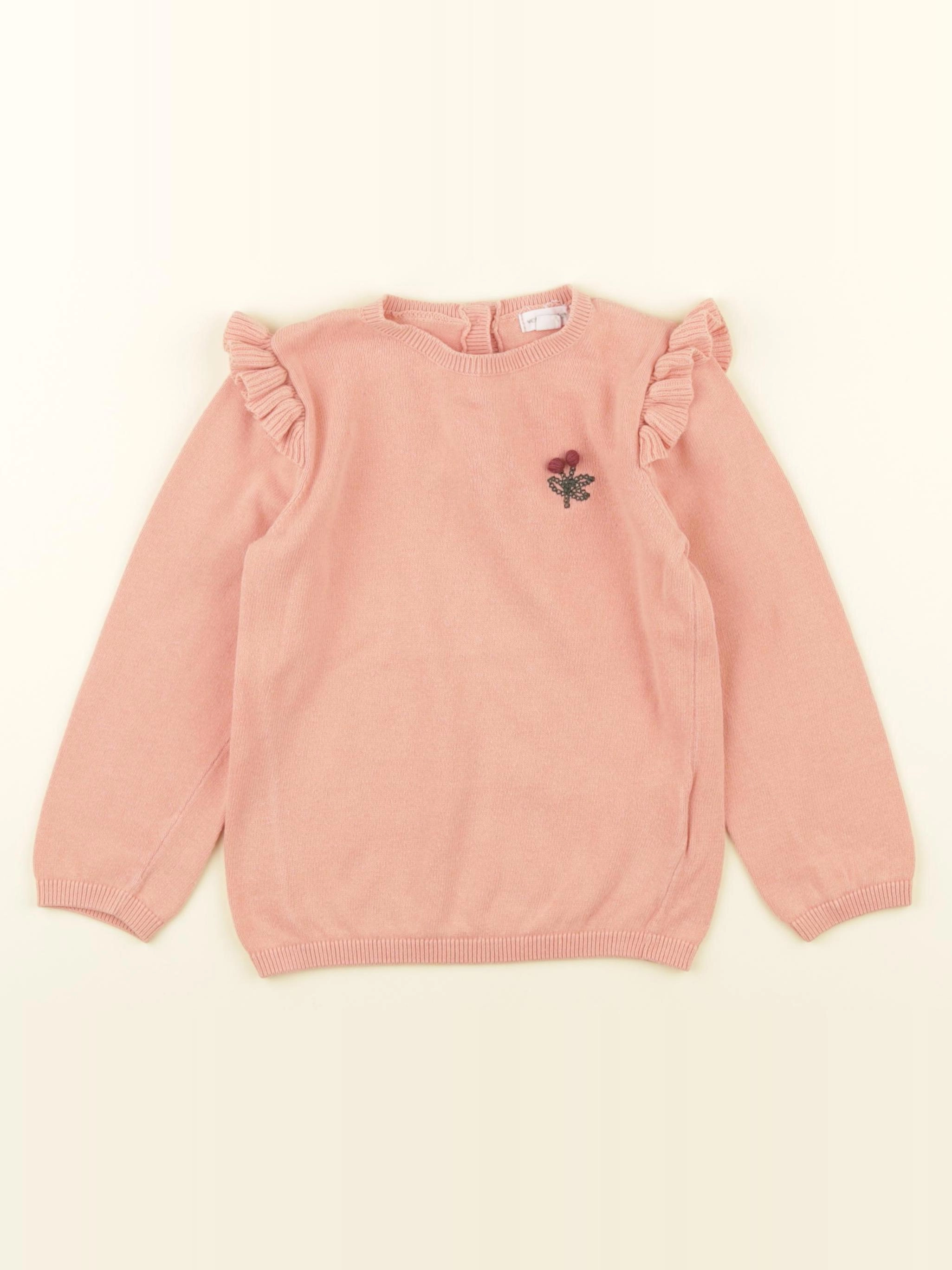 Vertbaudet - pull rose - 3 ans