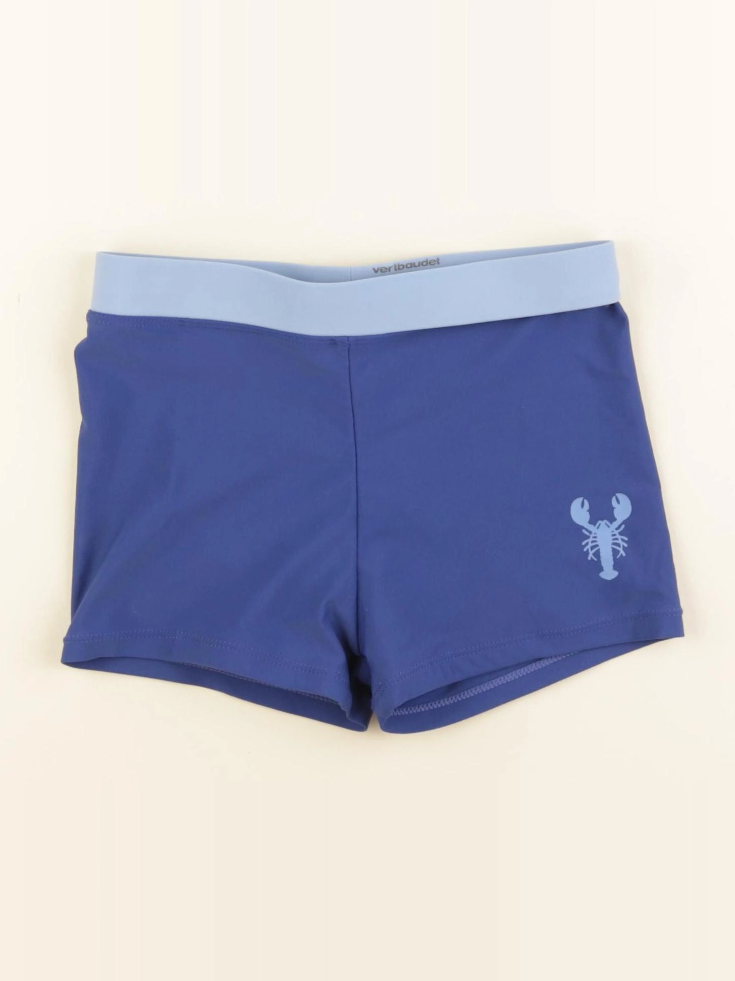 Vertbaudet - maillot de bain bleu - 8 ans