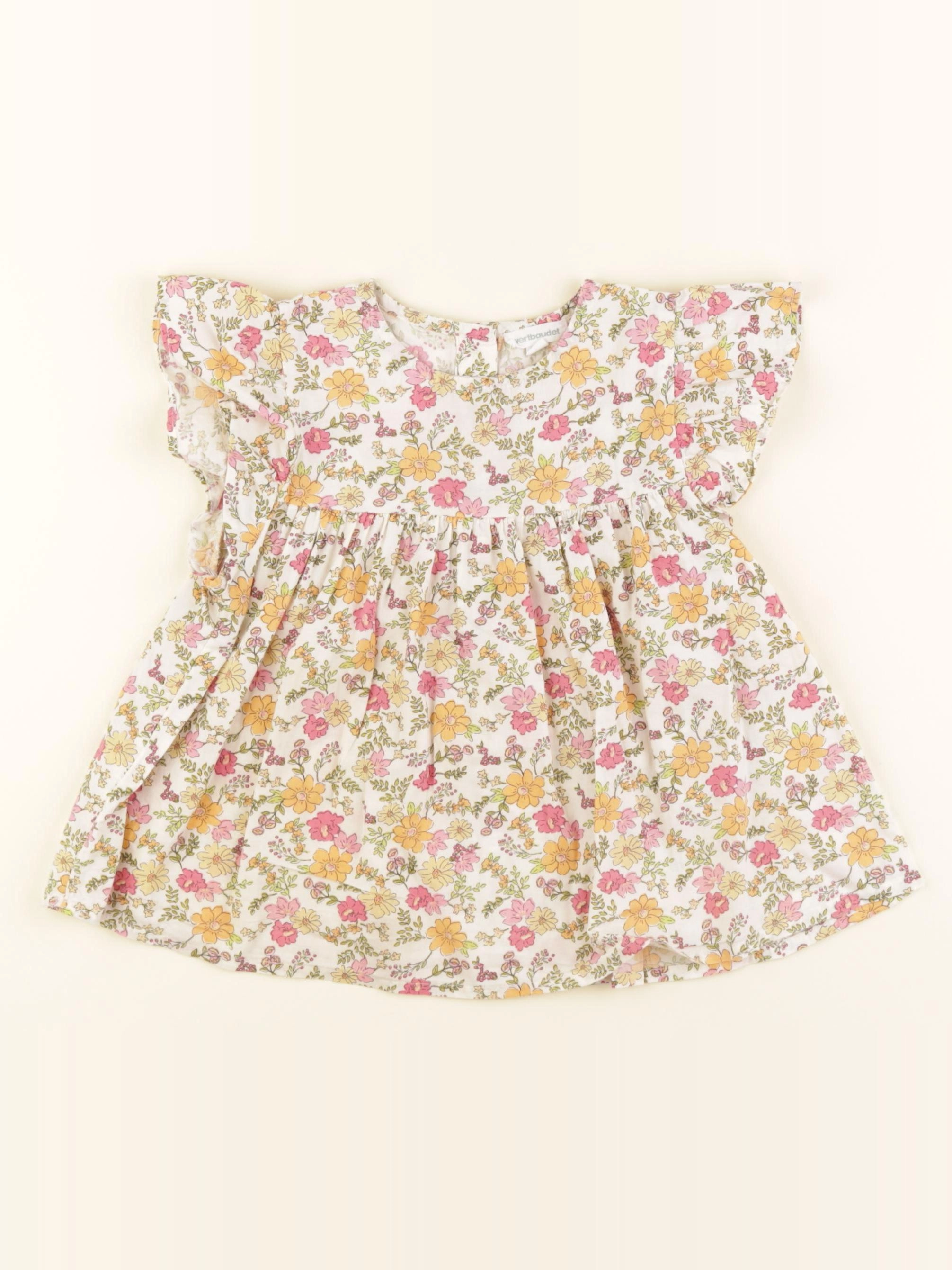 Vertbaudet - blouse beige - 5 ans