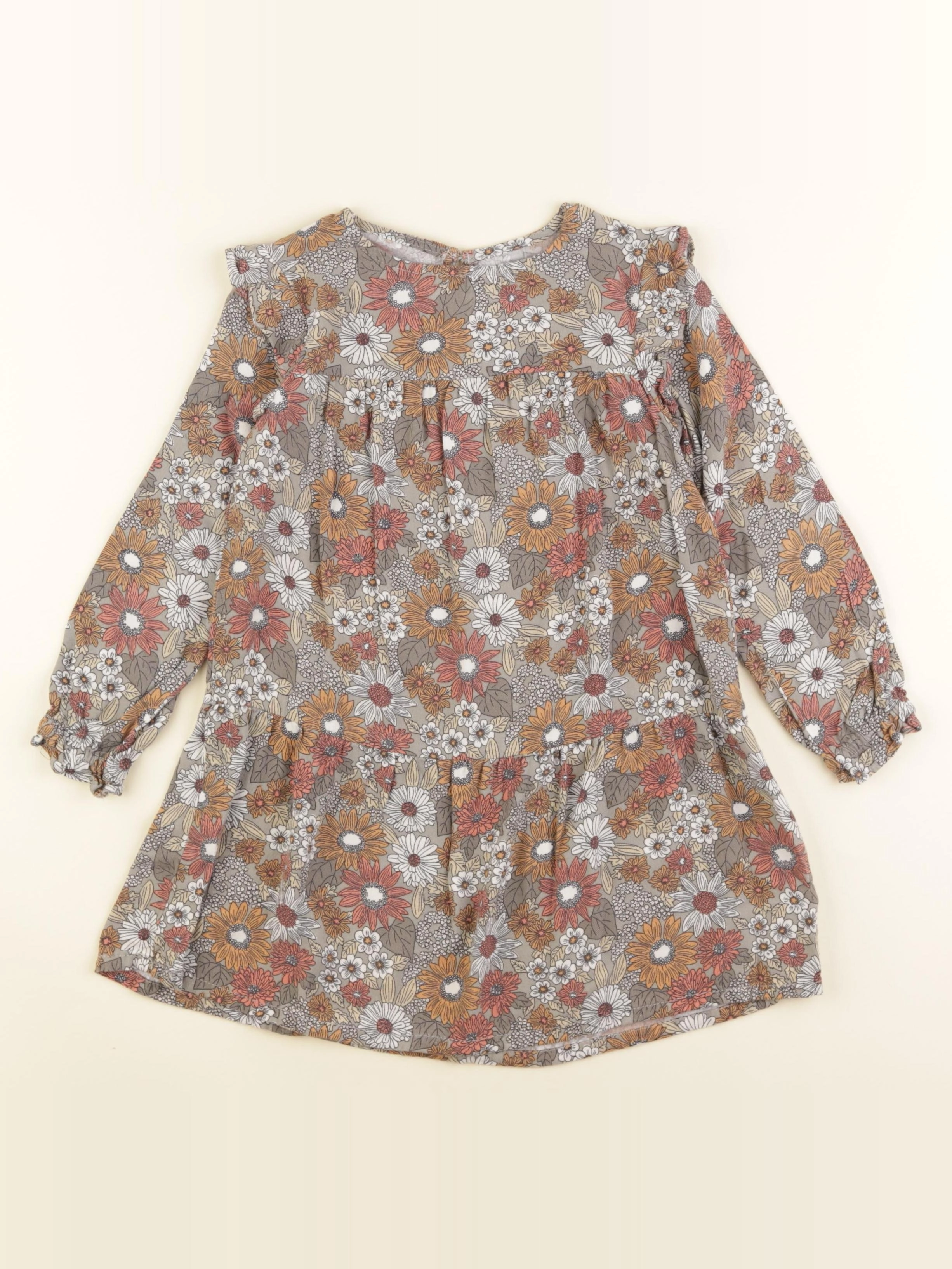 Vertbaudet - robe vert - 4 ans