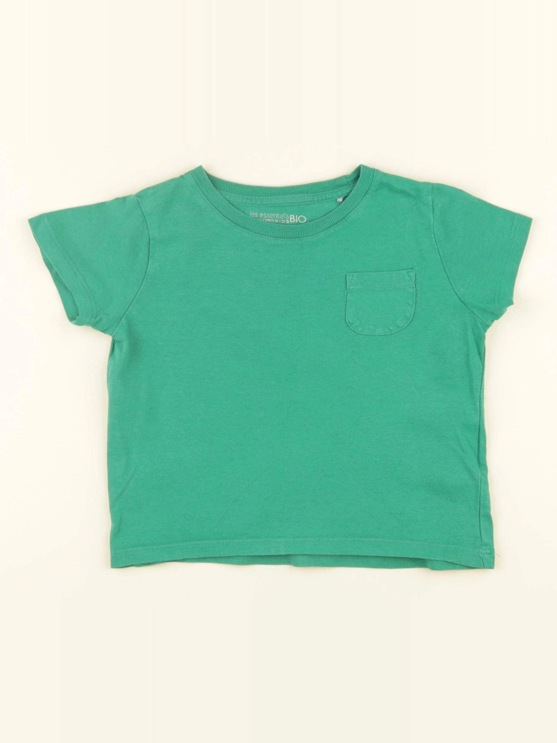 Monoprix - tee-shirt vert - 3 ans
