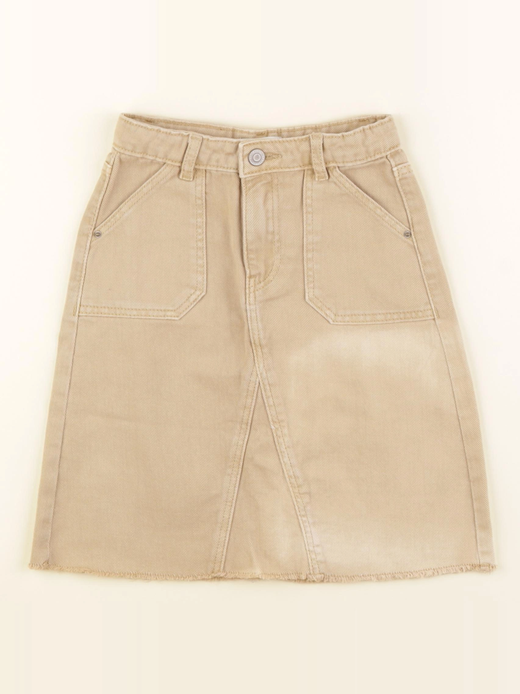 Vertbaudet - jupe beige - 4 ans