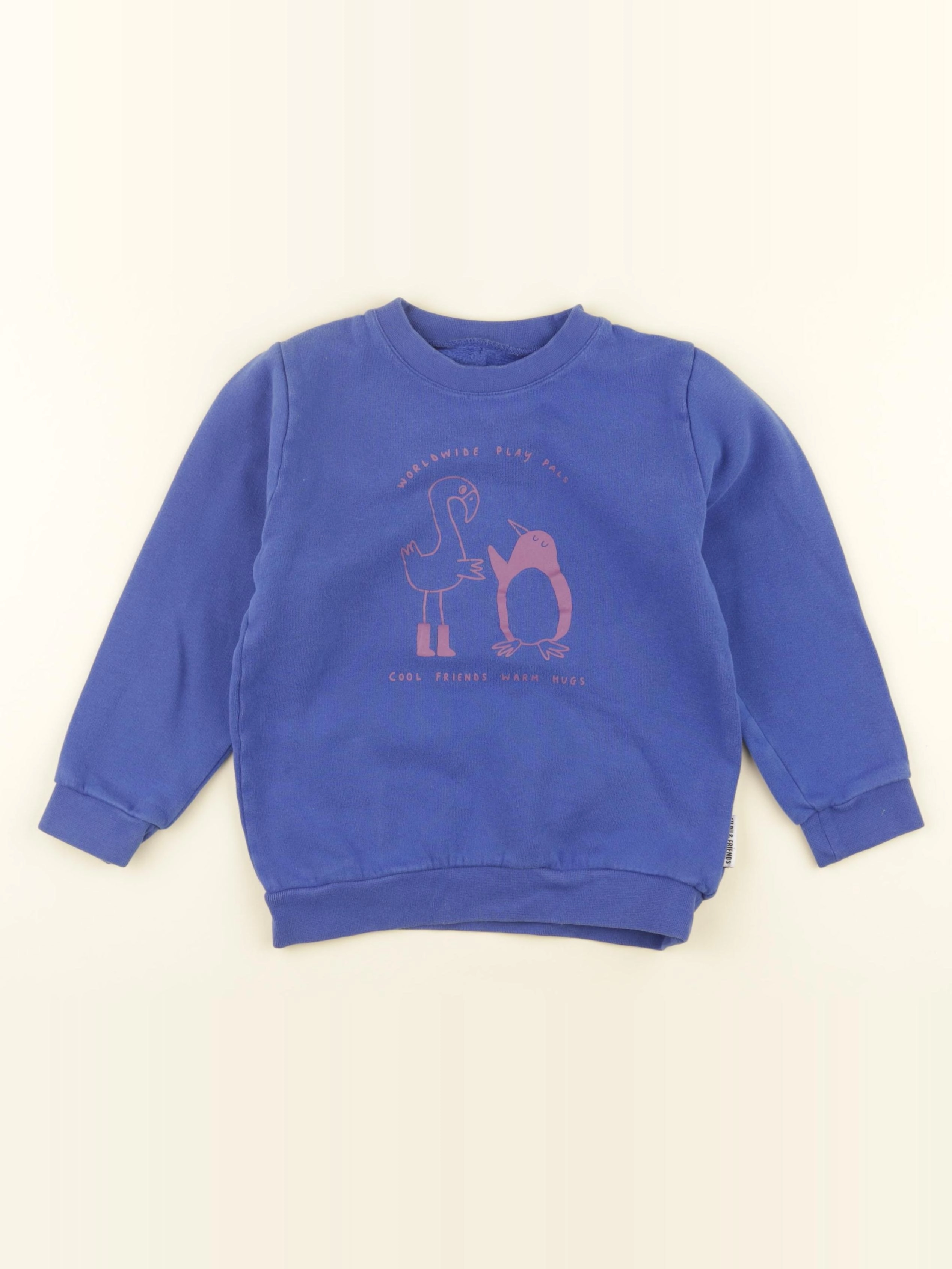 Filou & Friends - sweat bleu - 5 ans