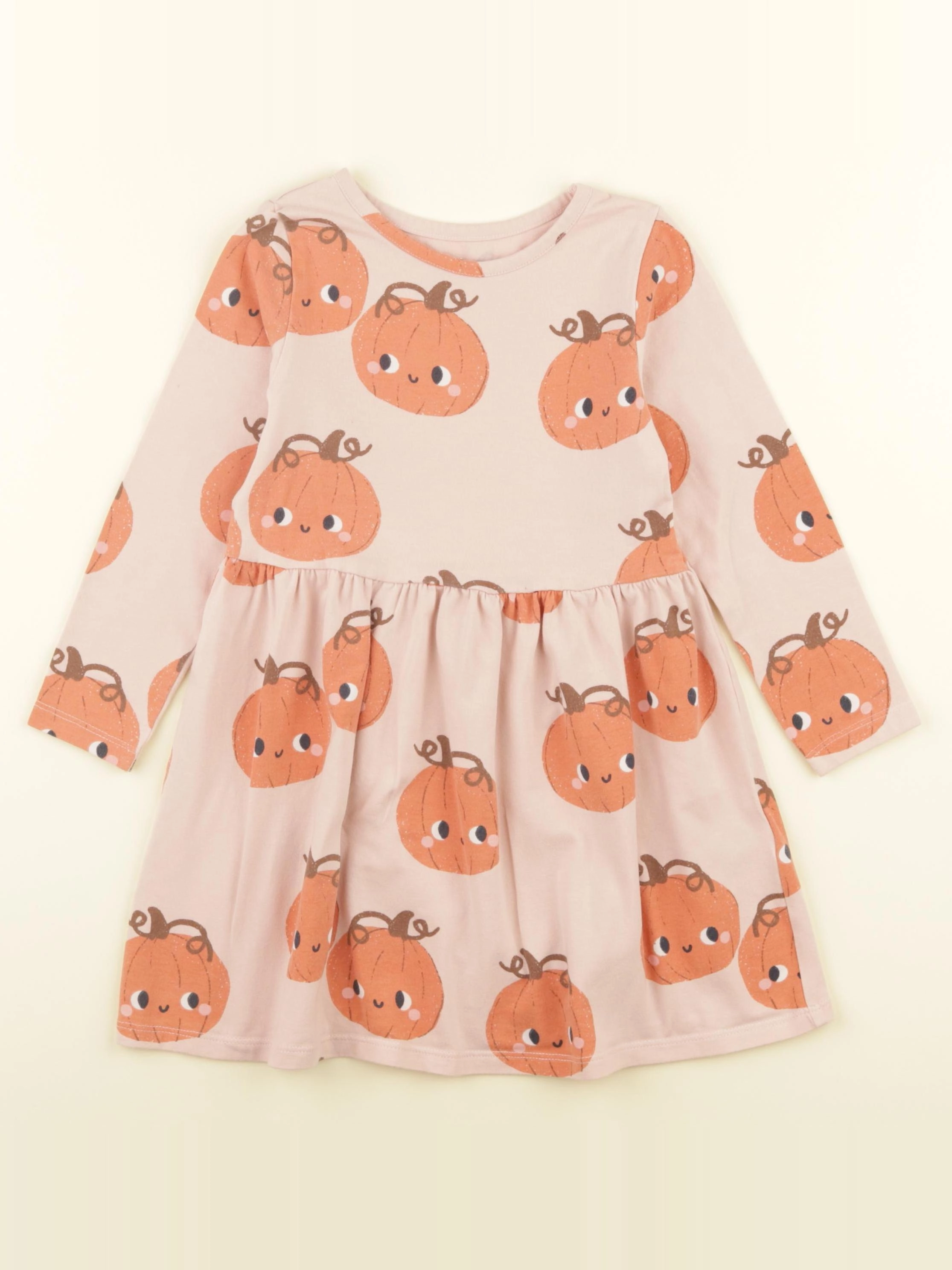 H&M - robe rose, orange - 2/4 ans