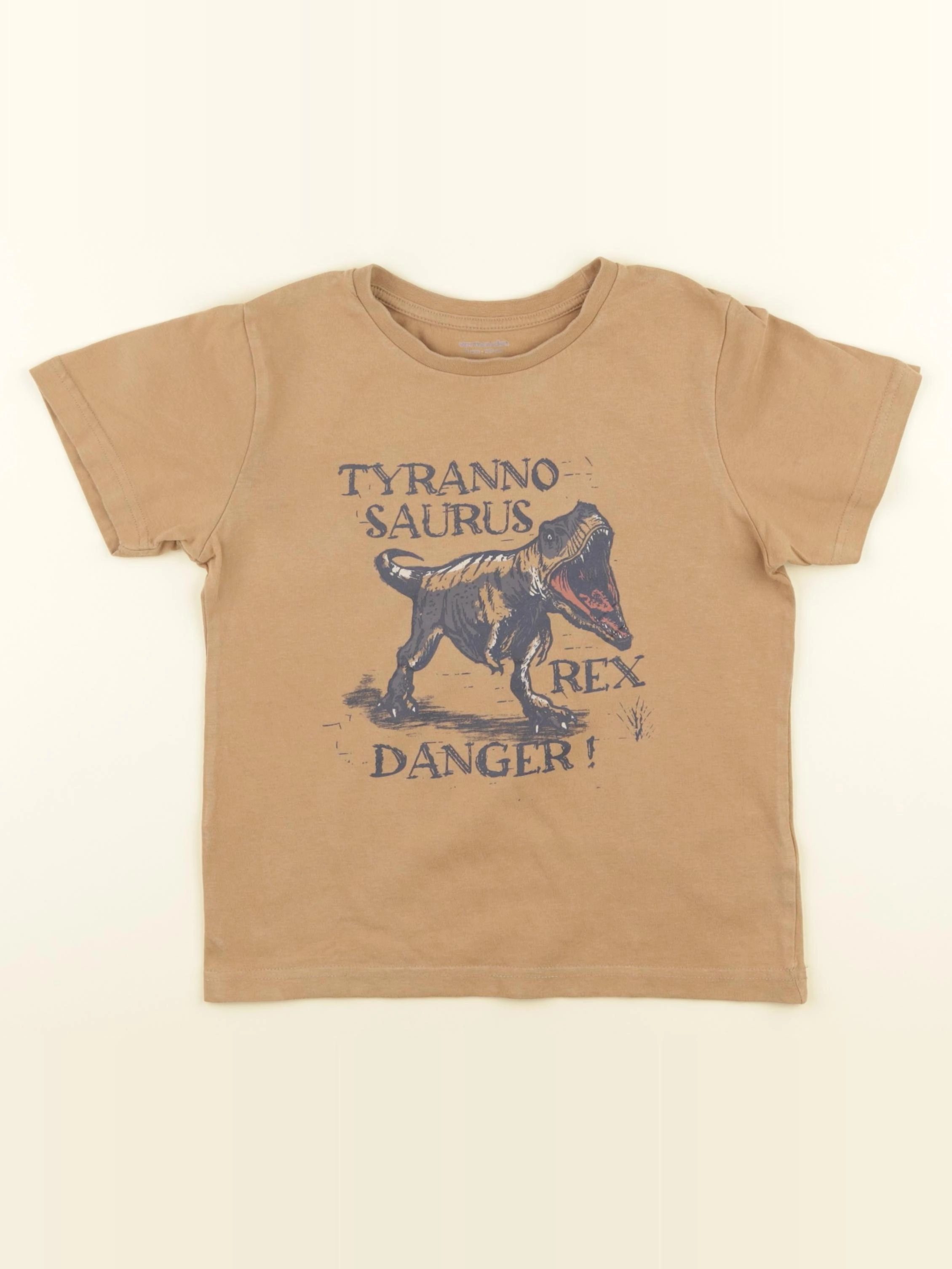 Vertbaudet - tee-shirt marron - 8 ans