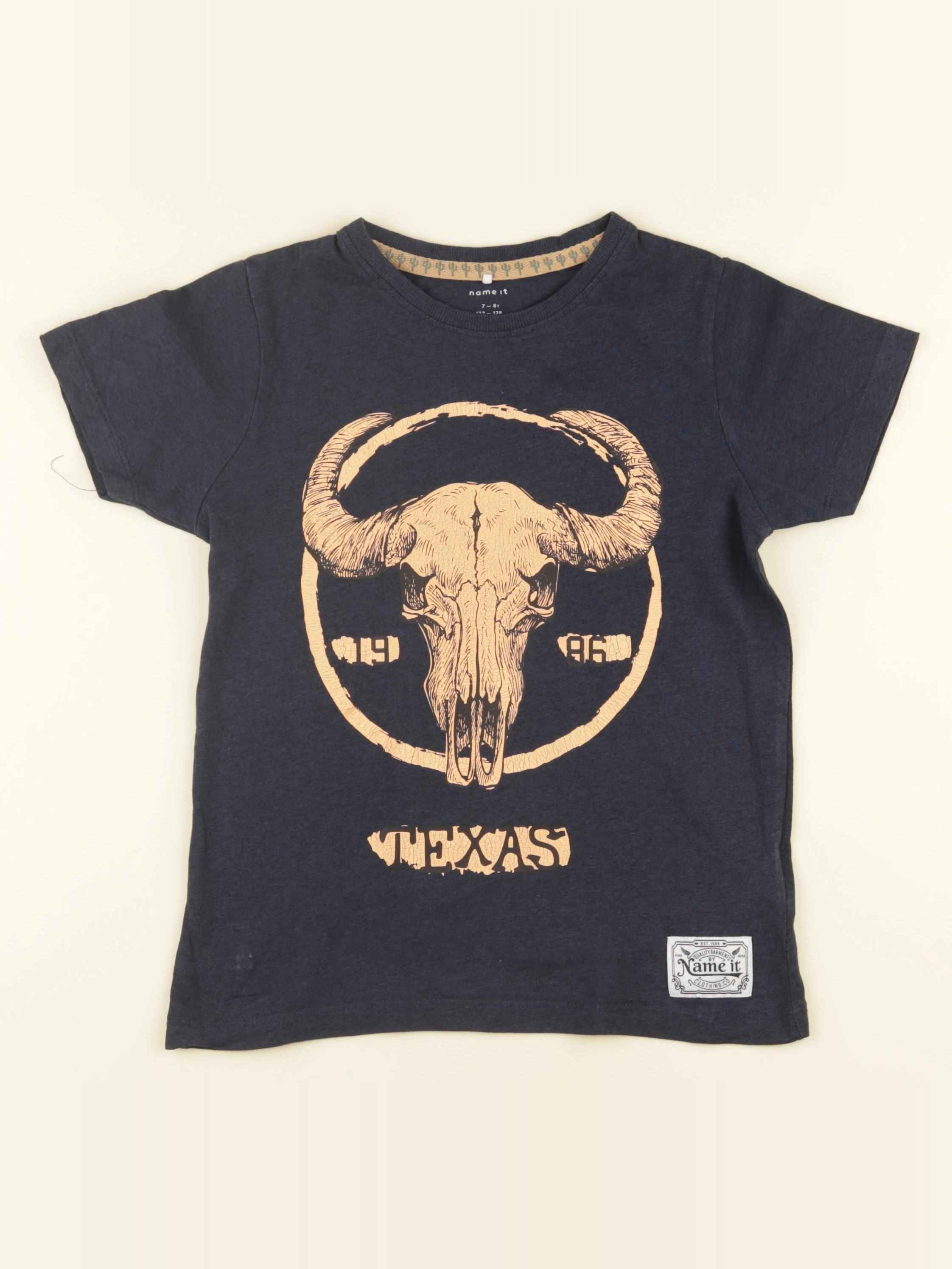 Name it - tee-shirt bleu - 7/8 ans