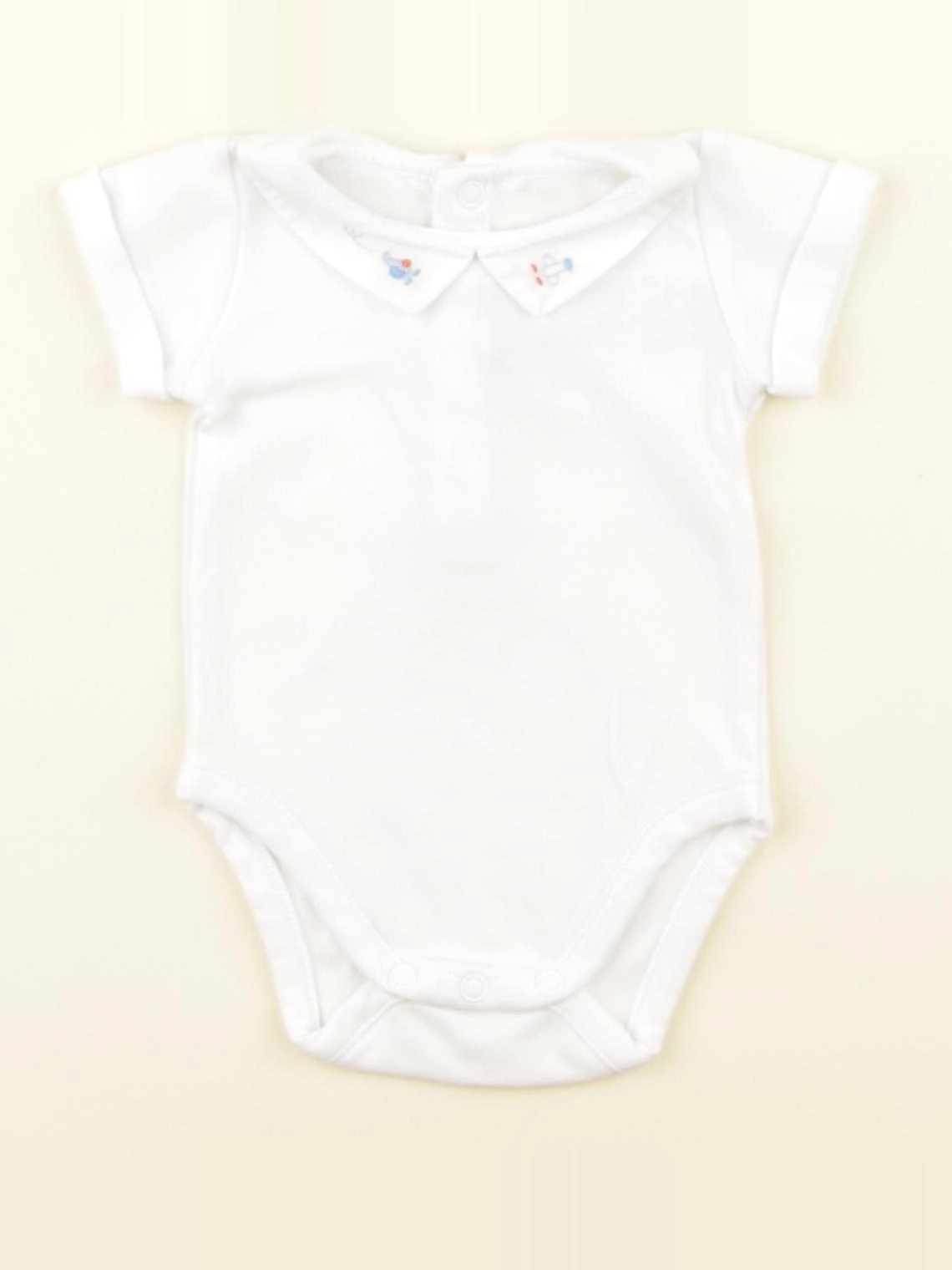 Jacadi - body à col blanc - 1 mois