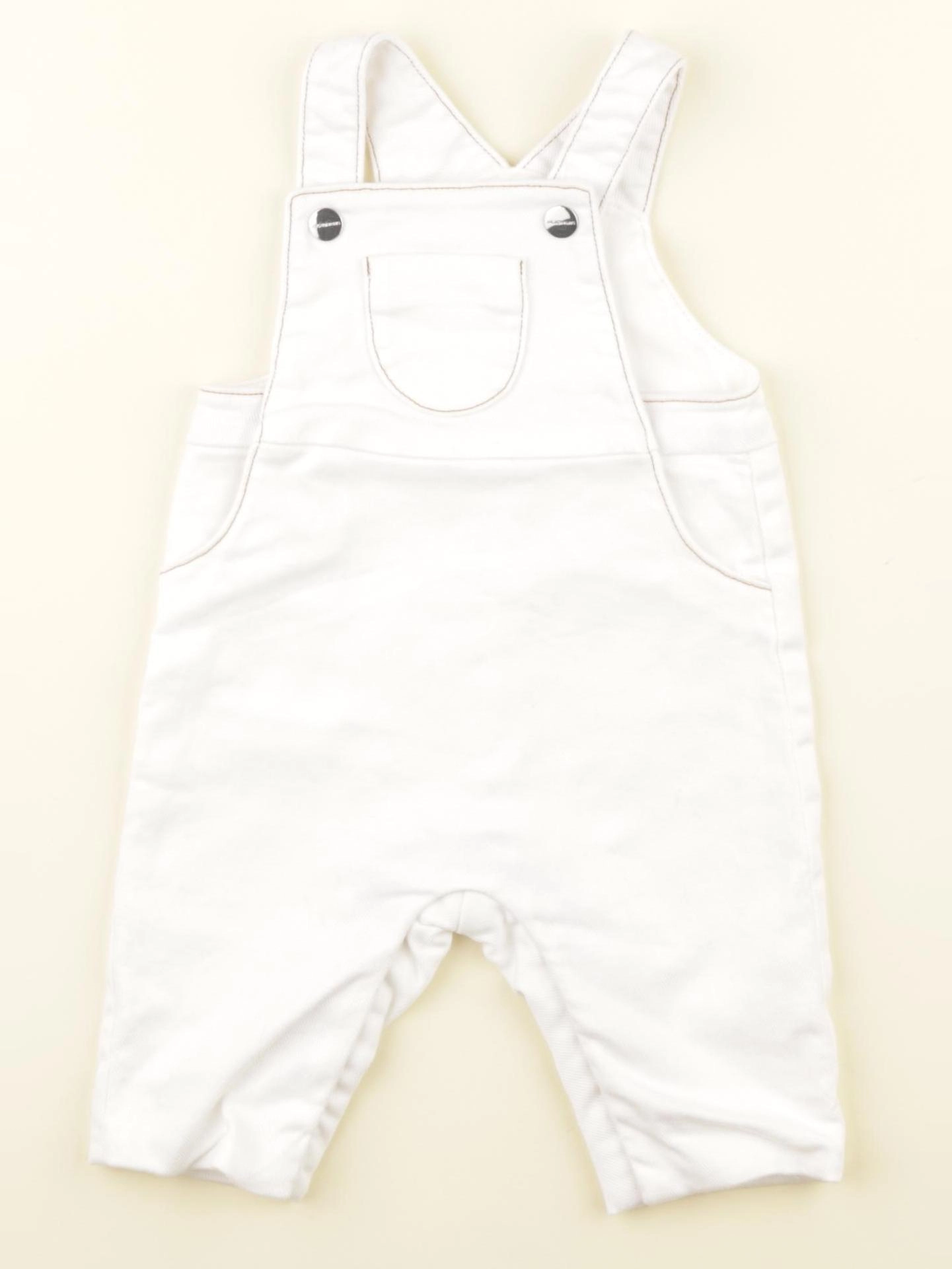Jacadi - salopette blanc - 3 mois
