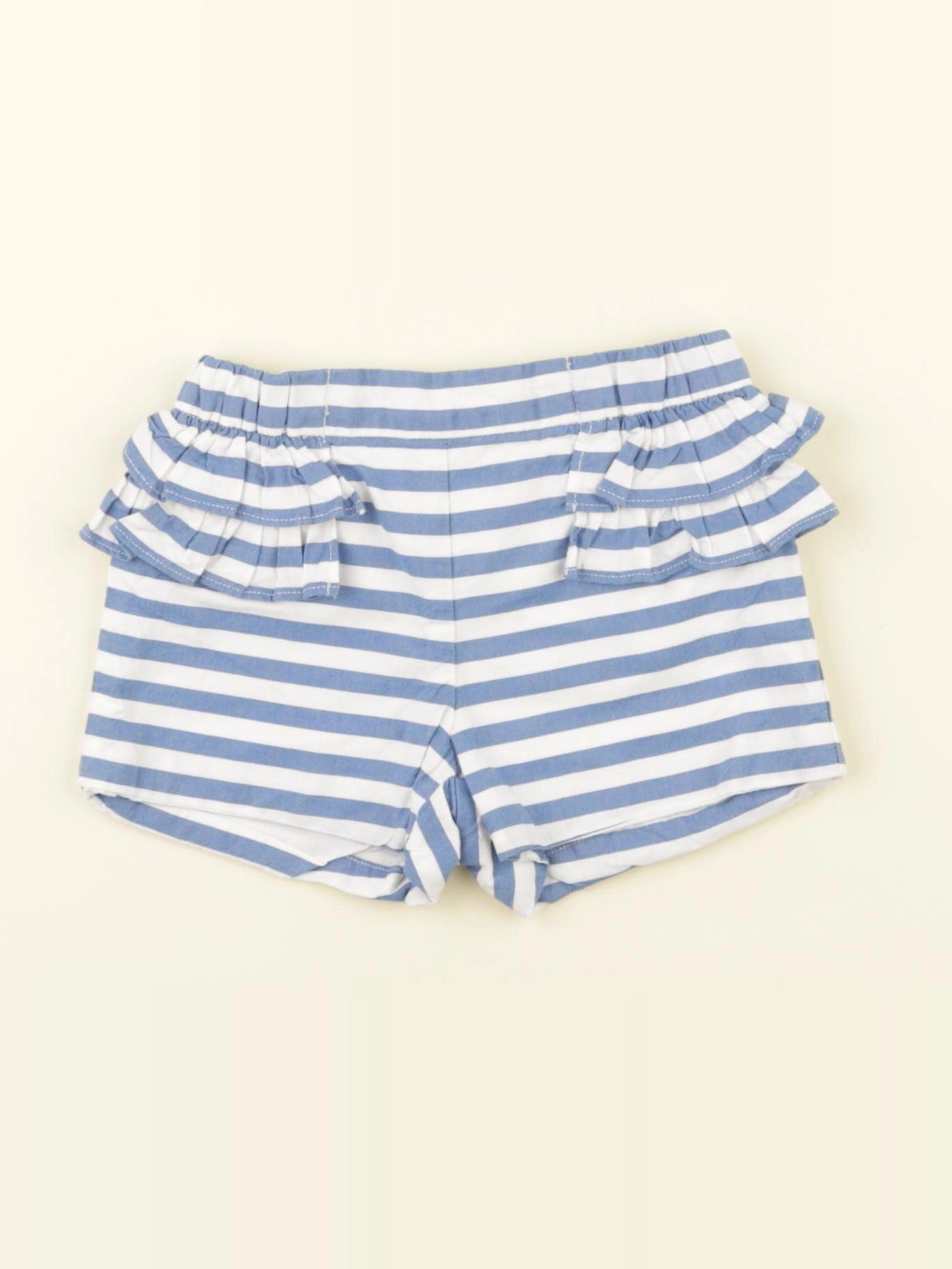 Jacadi - bloomer blanc, bleu - 6 mois