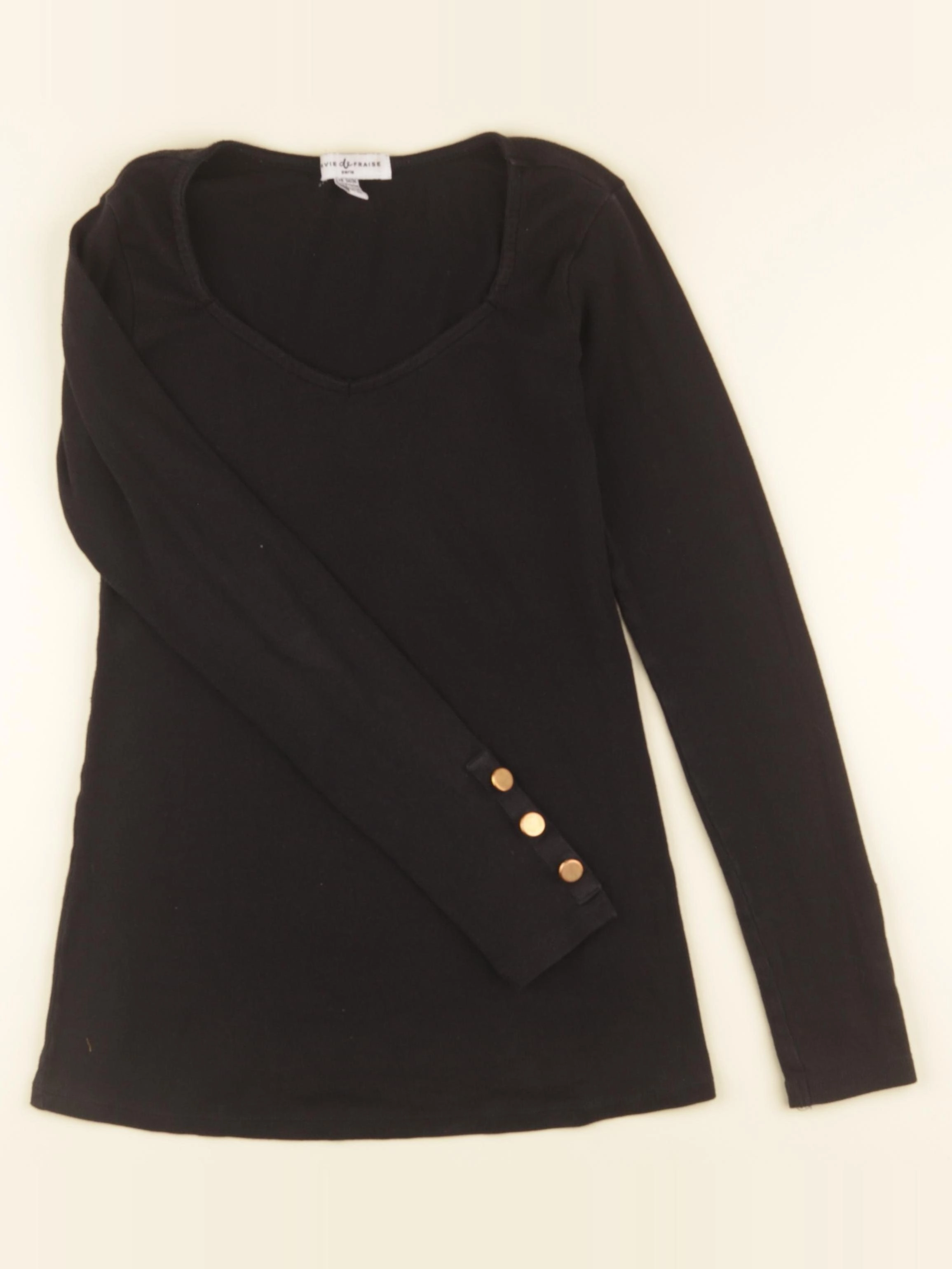 Envie de fraise - tee-shirt grossesse noir - 34 à 36