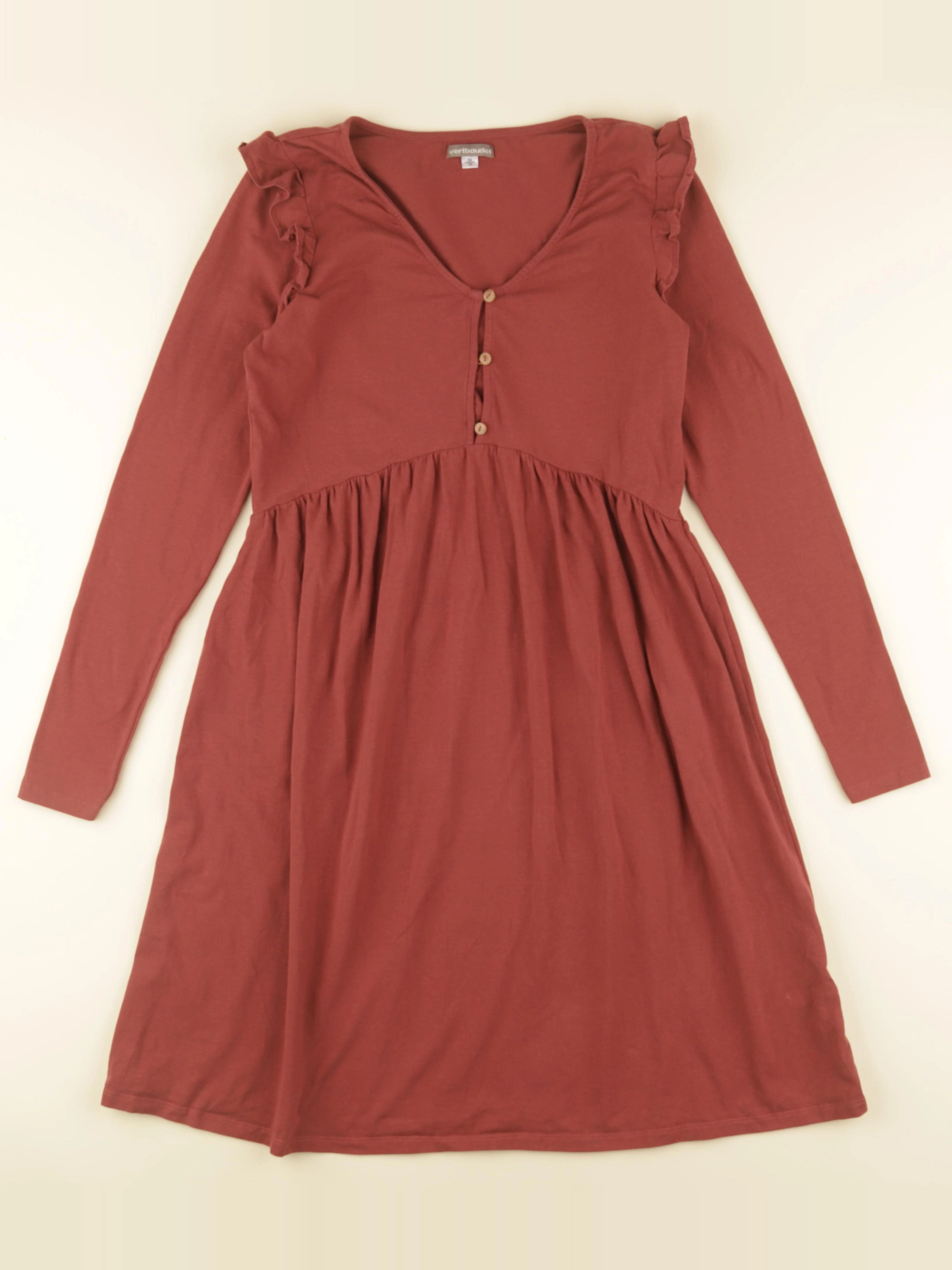 Vertbaudet - robe grossesse marron - 34 à 36