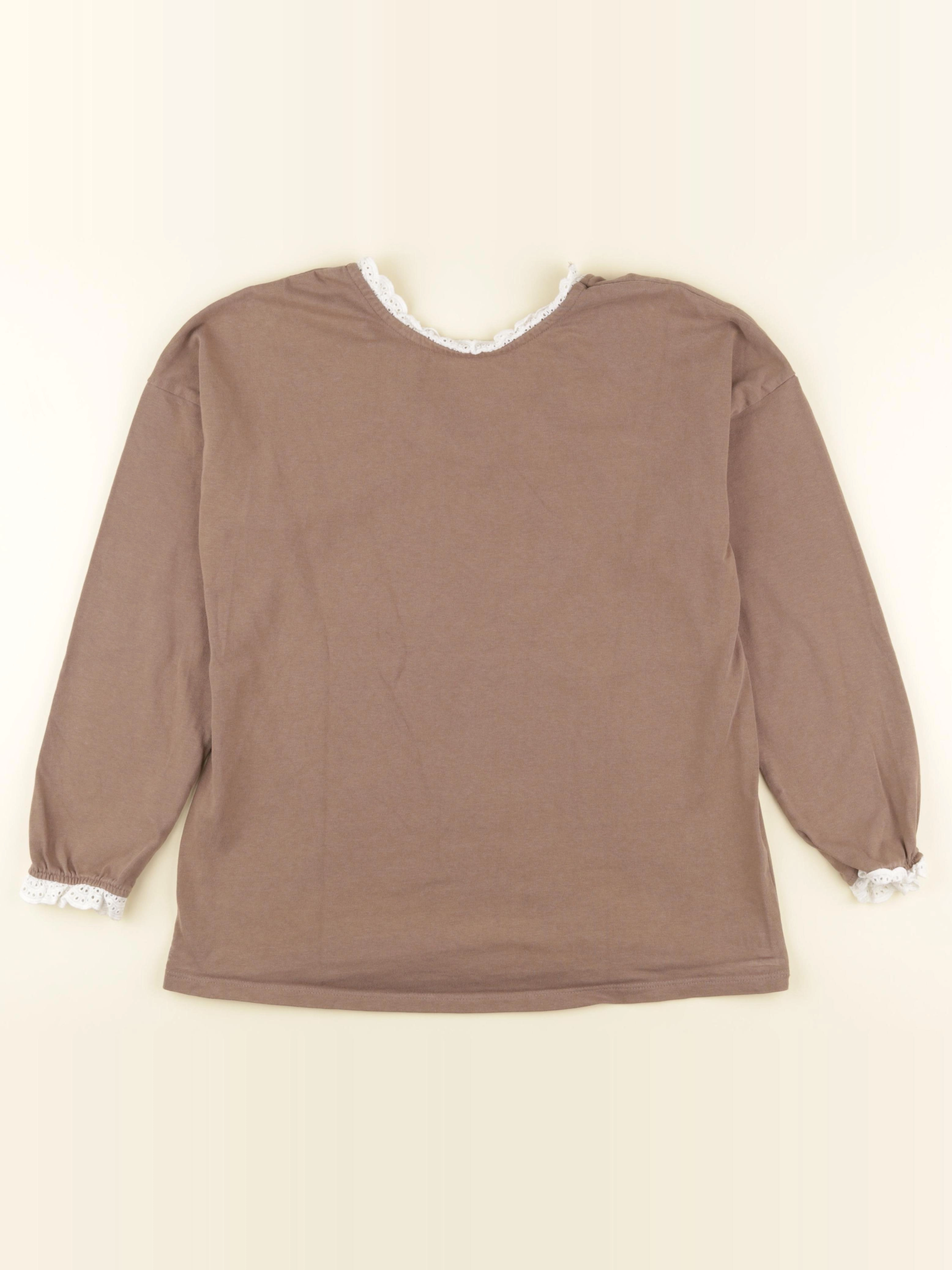 Vertbaudet - tee-shirt grossesse marron - 34 à 36
