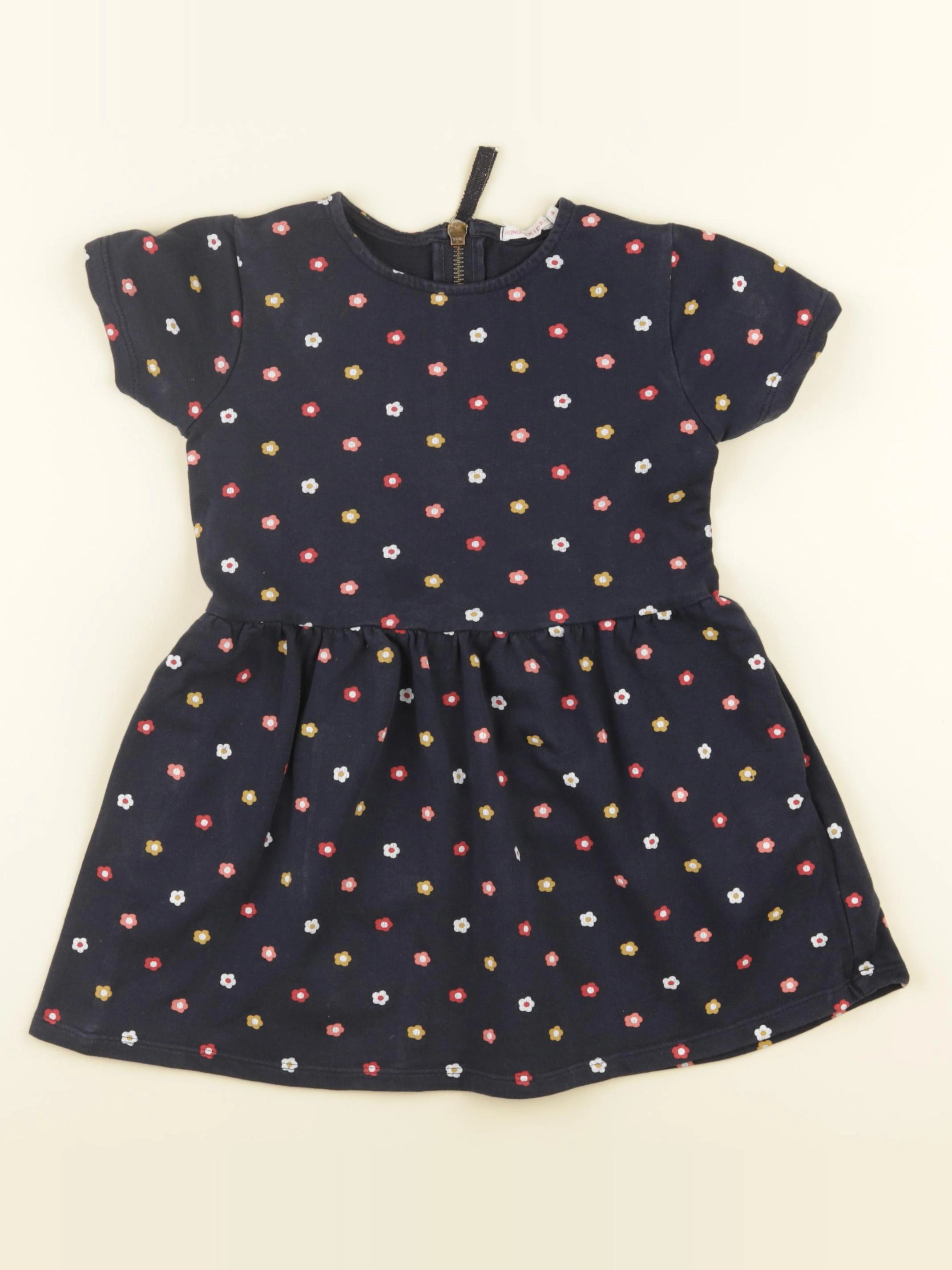 Monoprix - robe bleu - 4 ans