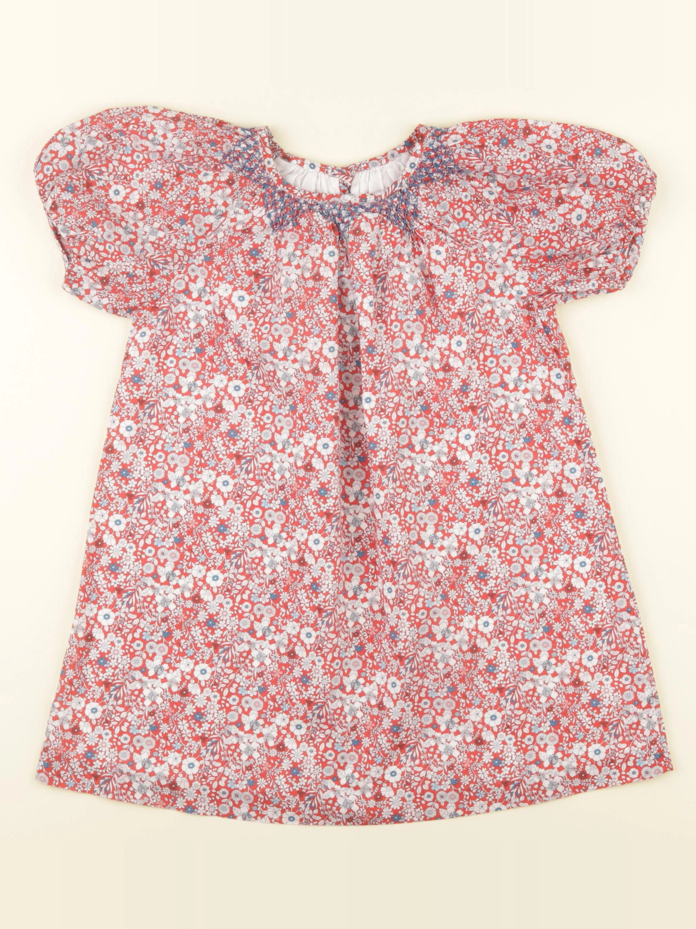 Jacadi - robe liberty rouge - 5 ans