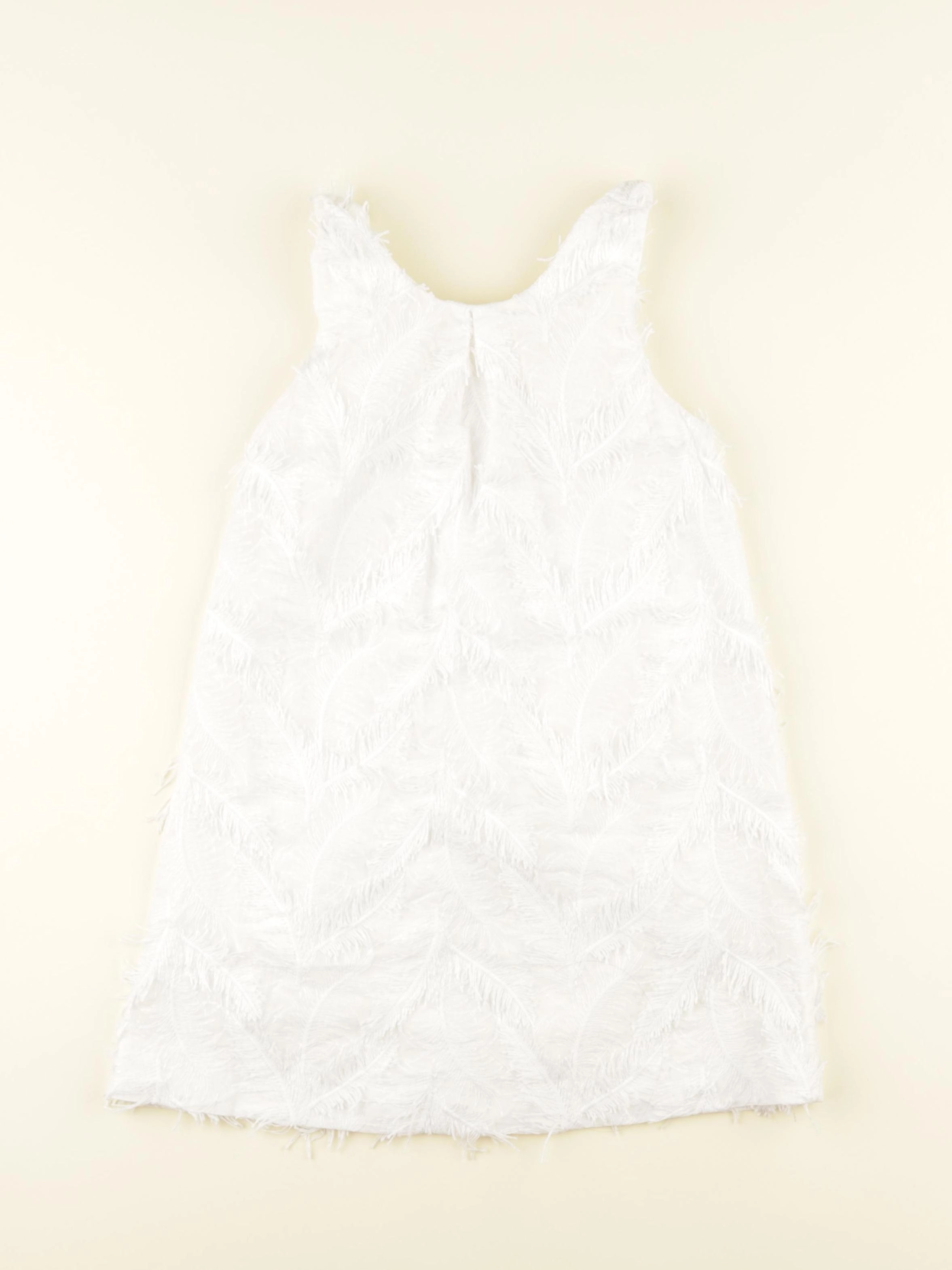 Zara - robe blanc - 7 ans