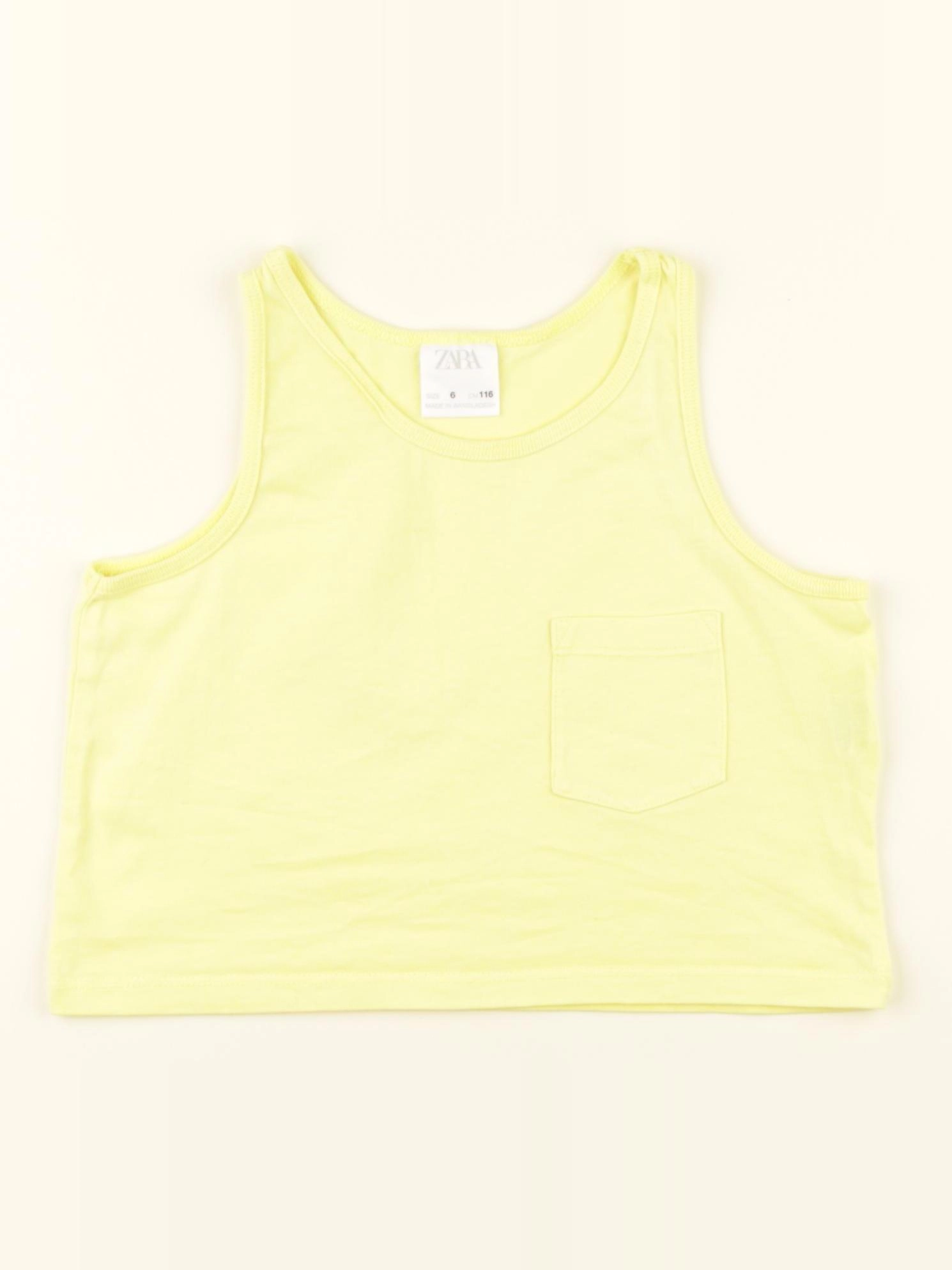 Zara - débardeur jaune - 6 ans