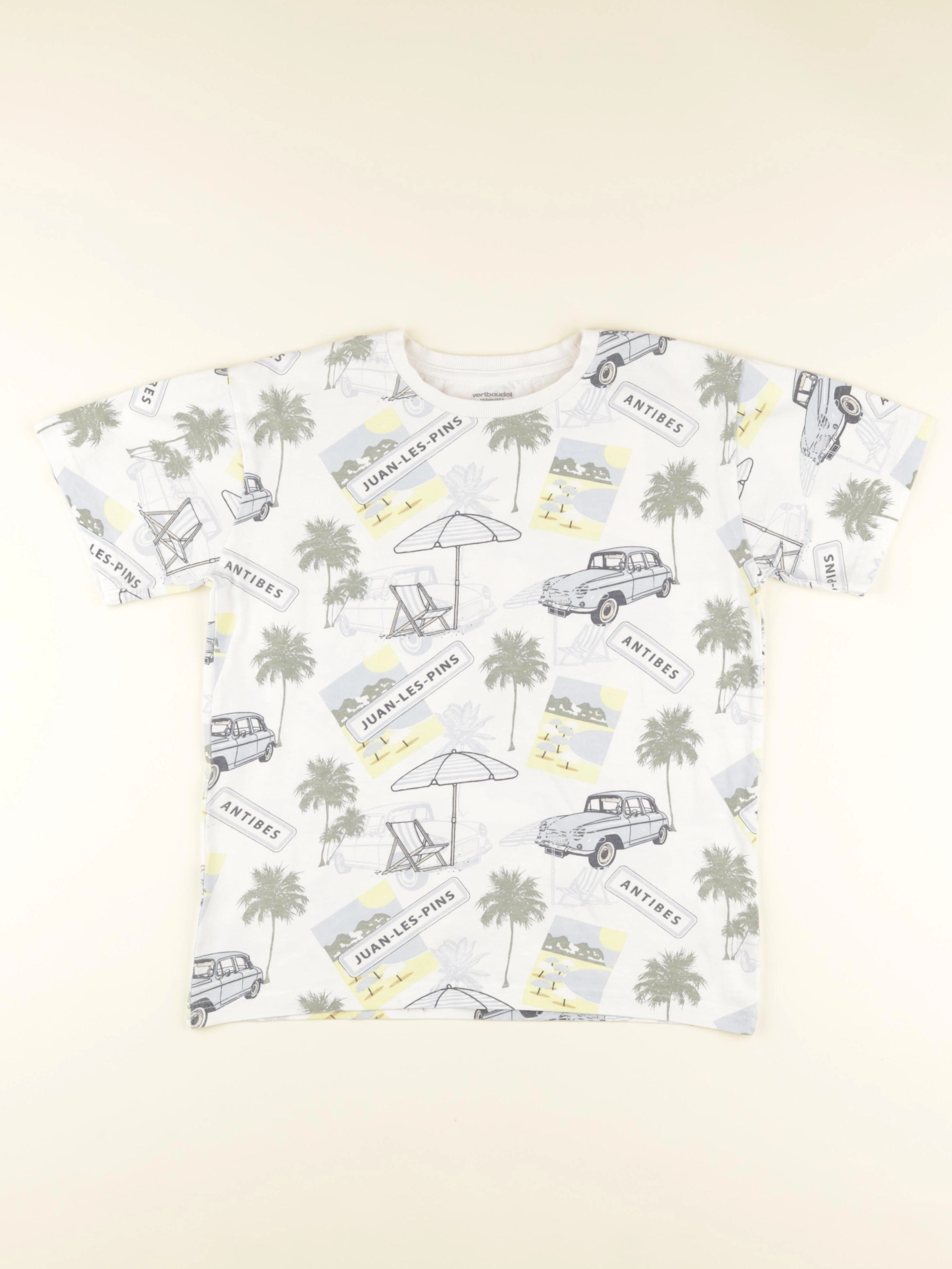 Vertbaudet - tee-shirt blanc - 12 ans