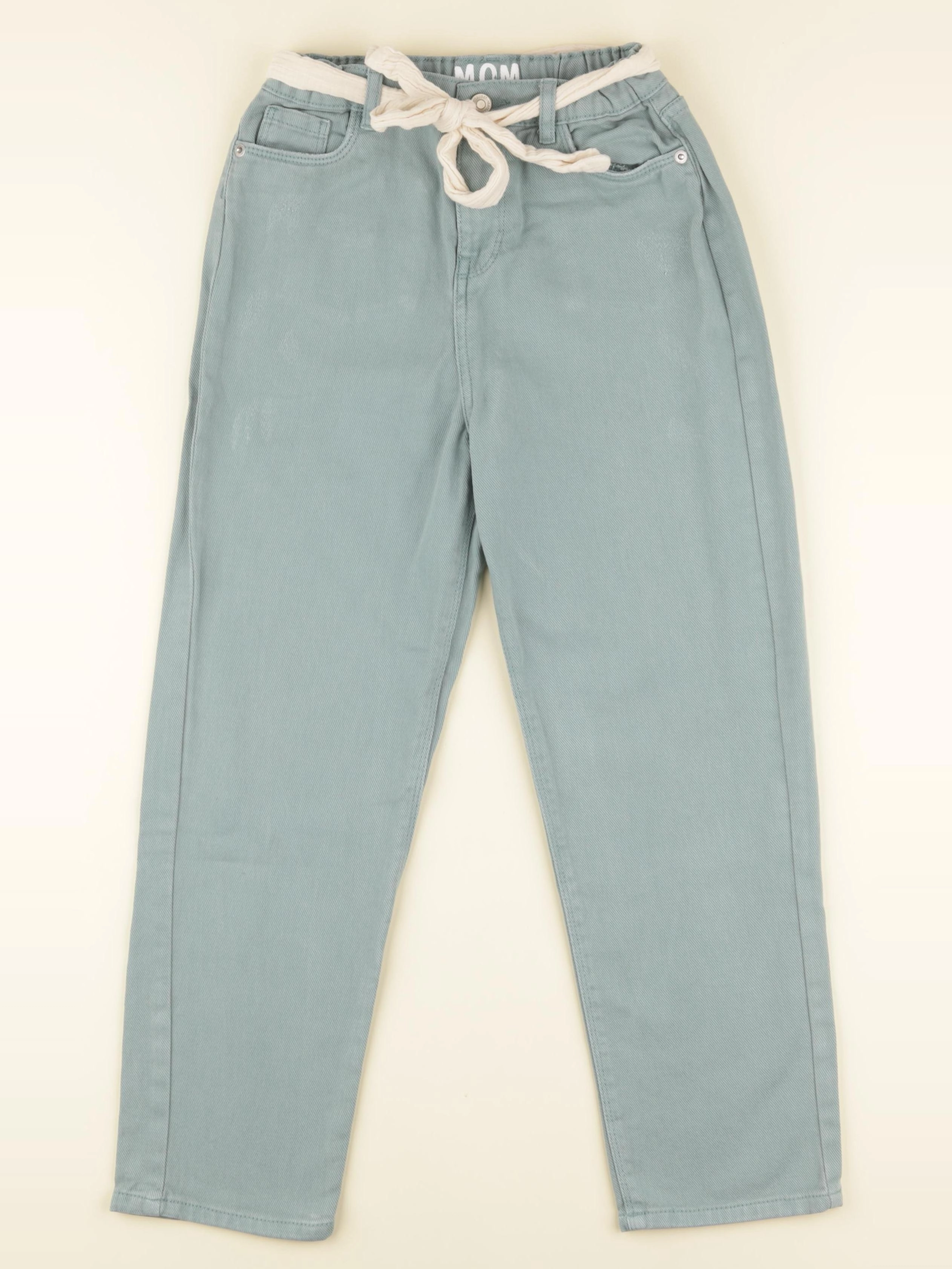 Vertbaudet - pantalon vert - 9 ans