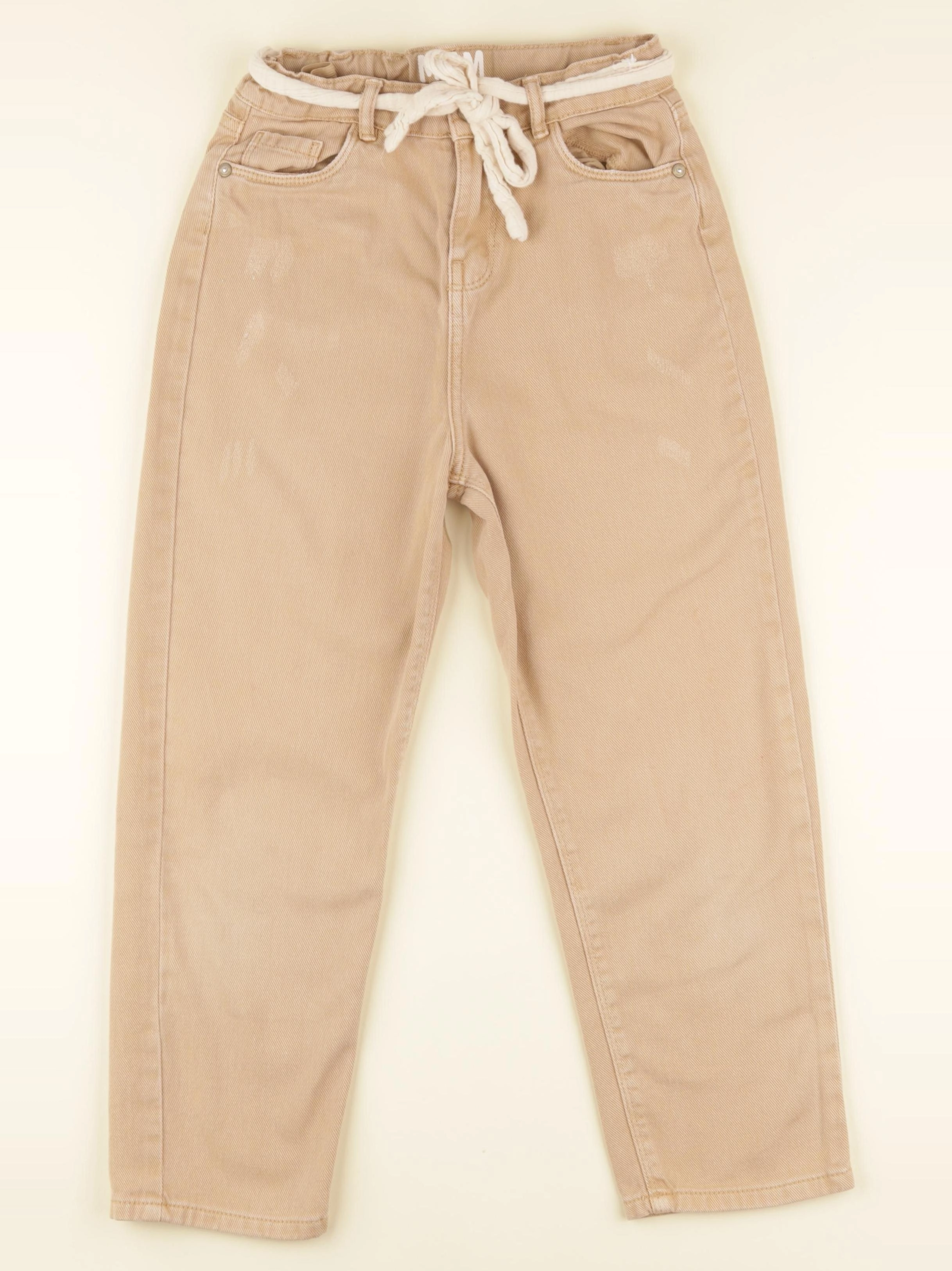 Vertbaudet - pantalon beige - 9 ans