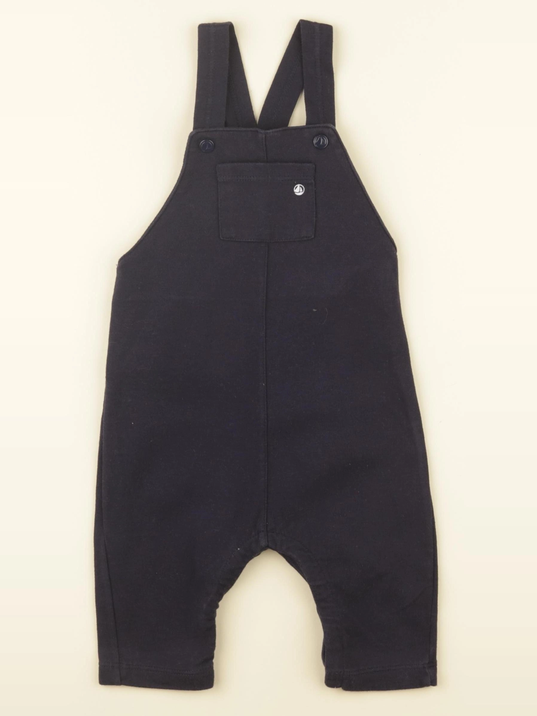 Petit Bateau - salopette bleu - 12 mois