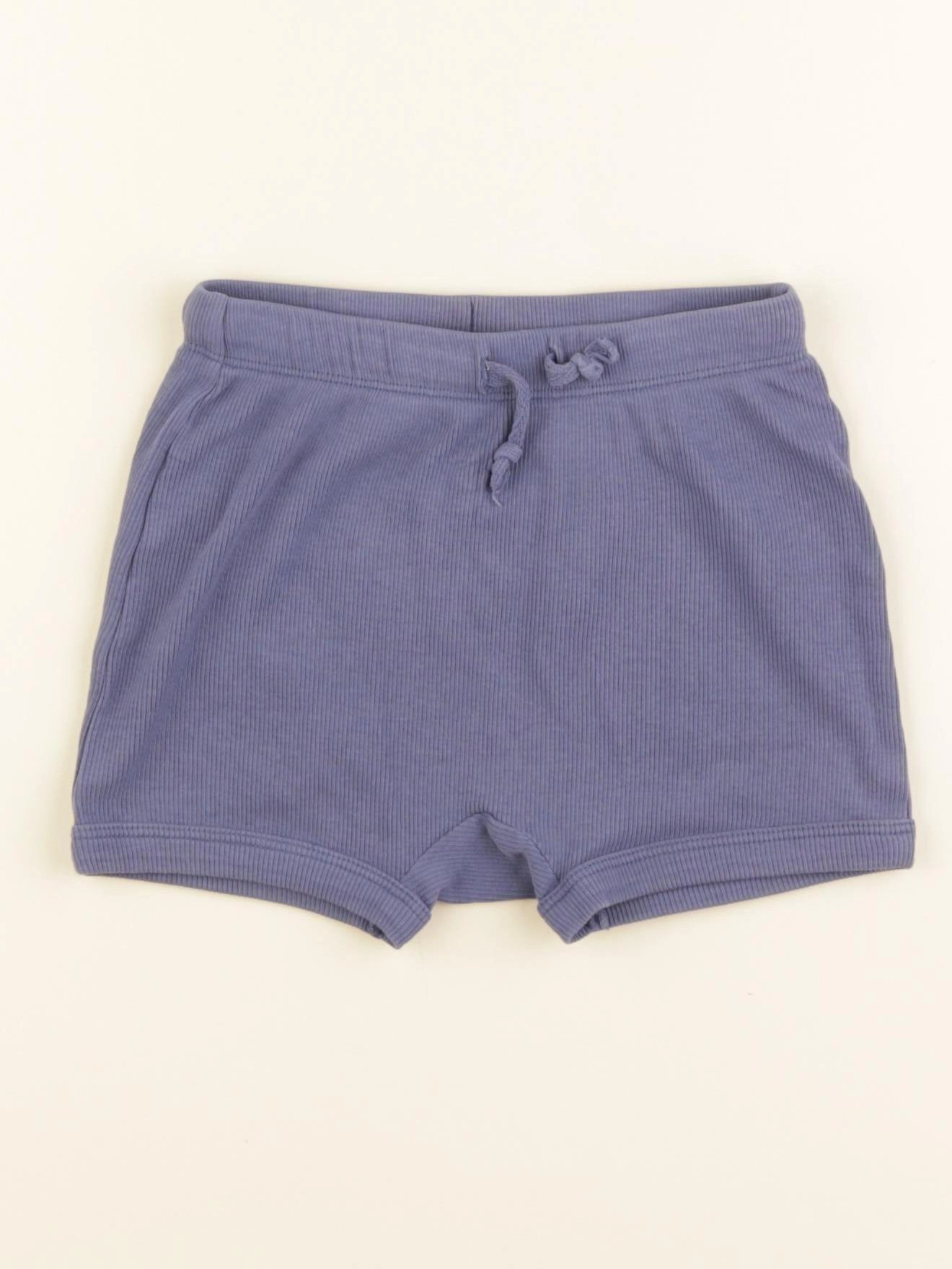 H&M - short bleu - 2/3 ans