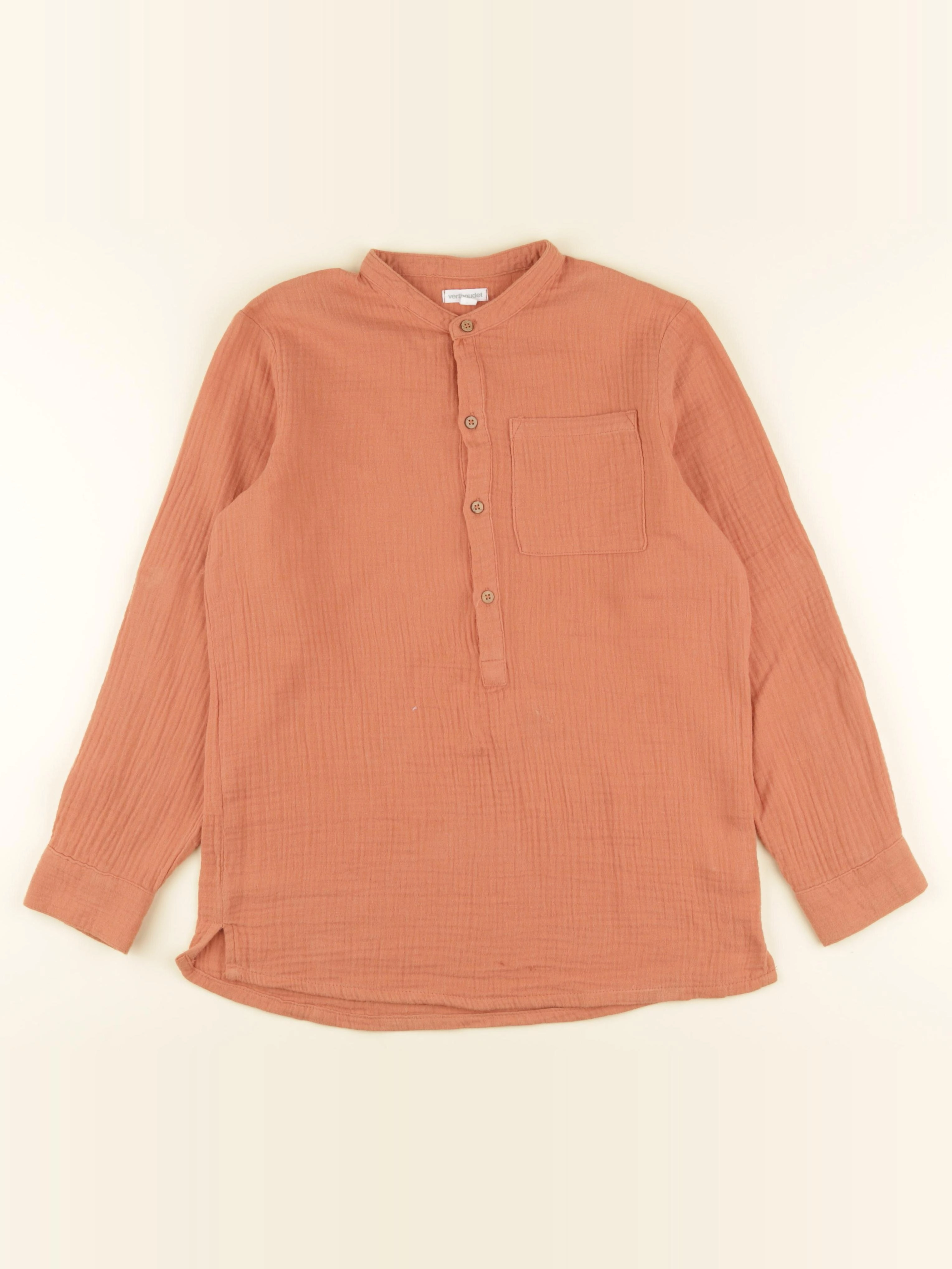 Vertbaudet - chemise orange - 12 ans