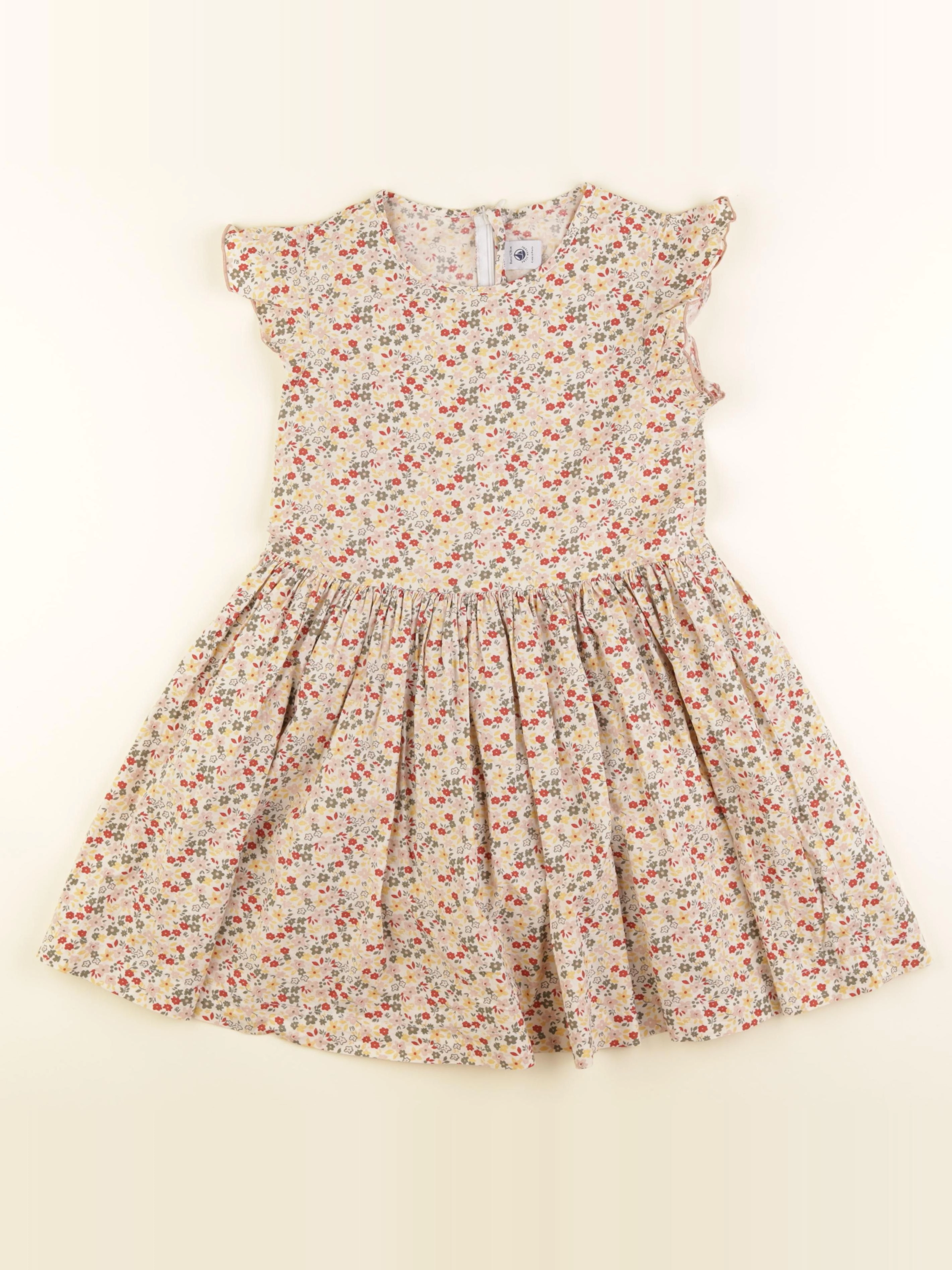 Petit Bateau - robe multicolore - 8 ans