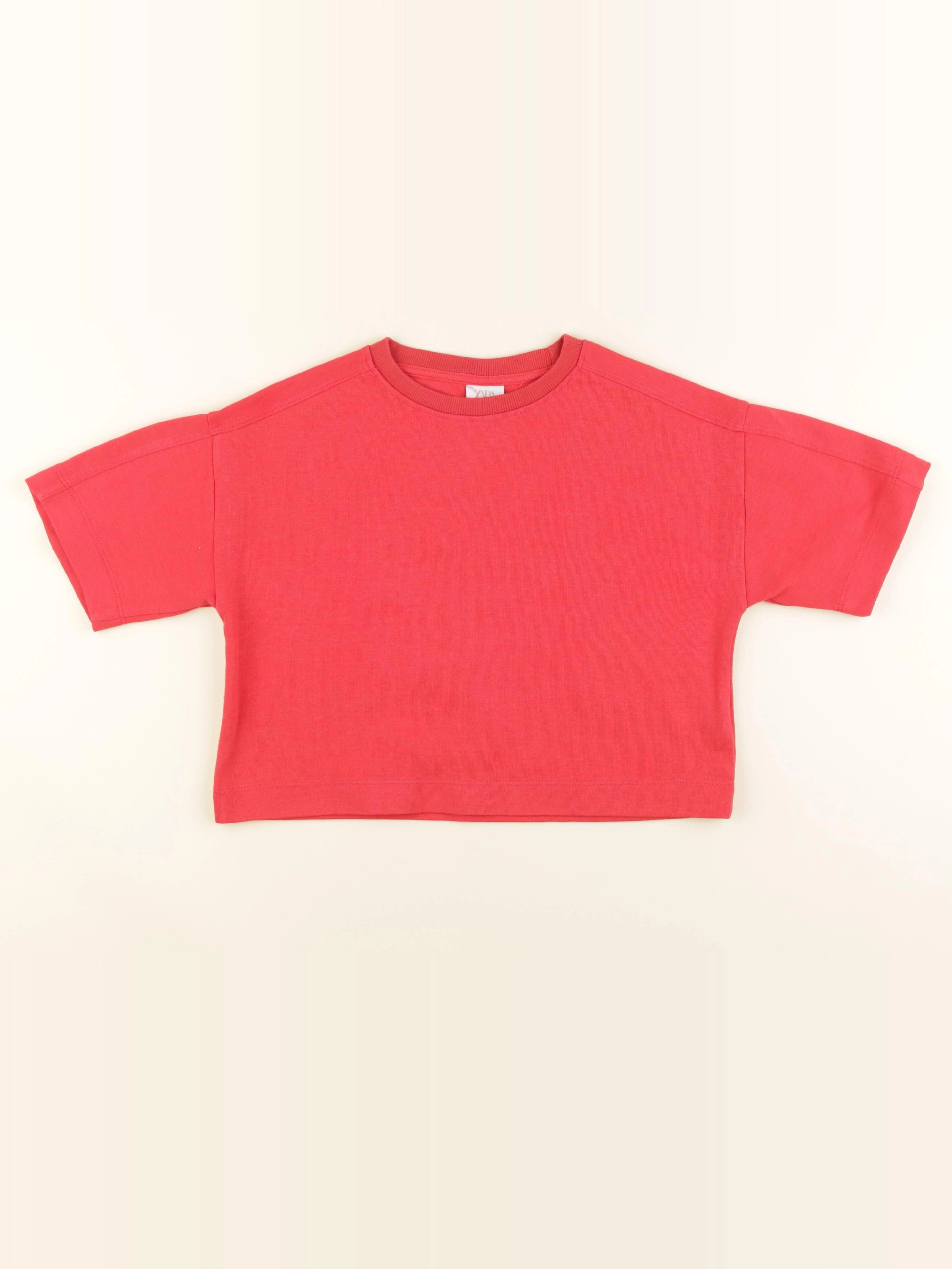 Zara - tee-shirt rouge - 8/9 ans