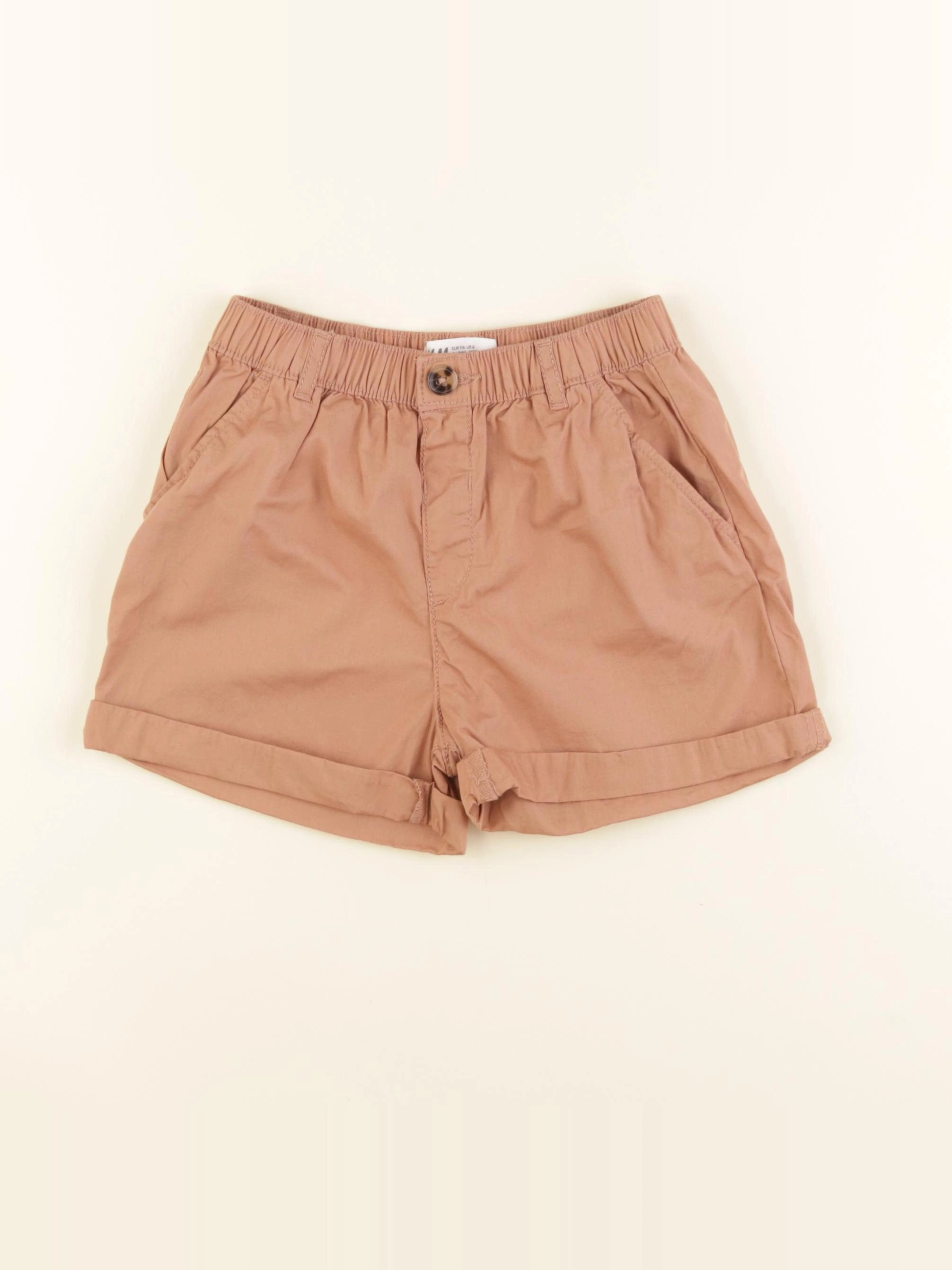 H&M - short marron - 5/6 ans