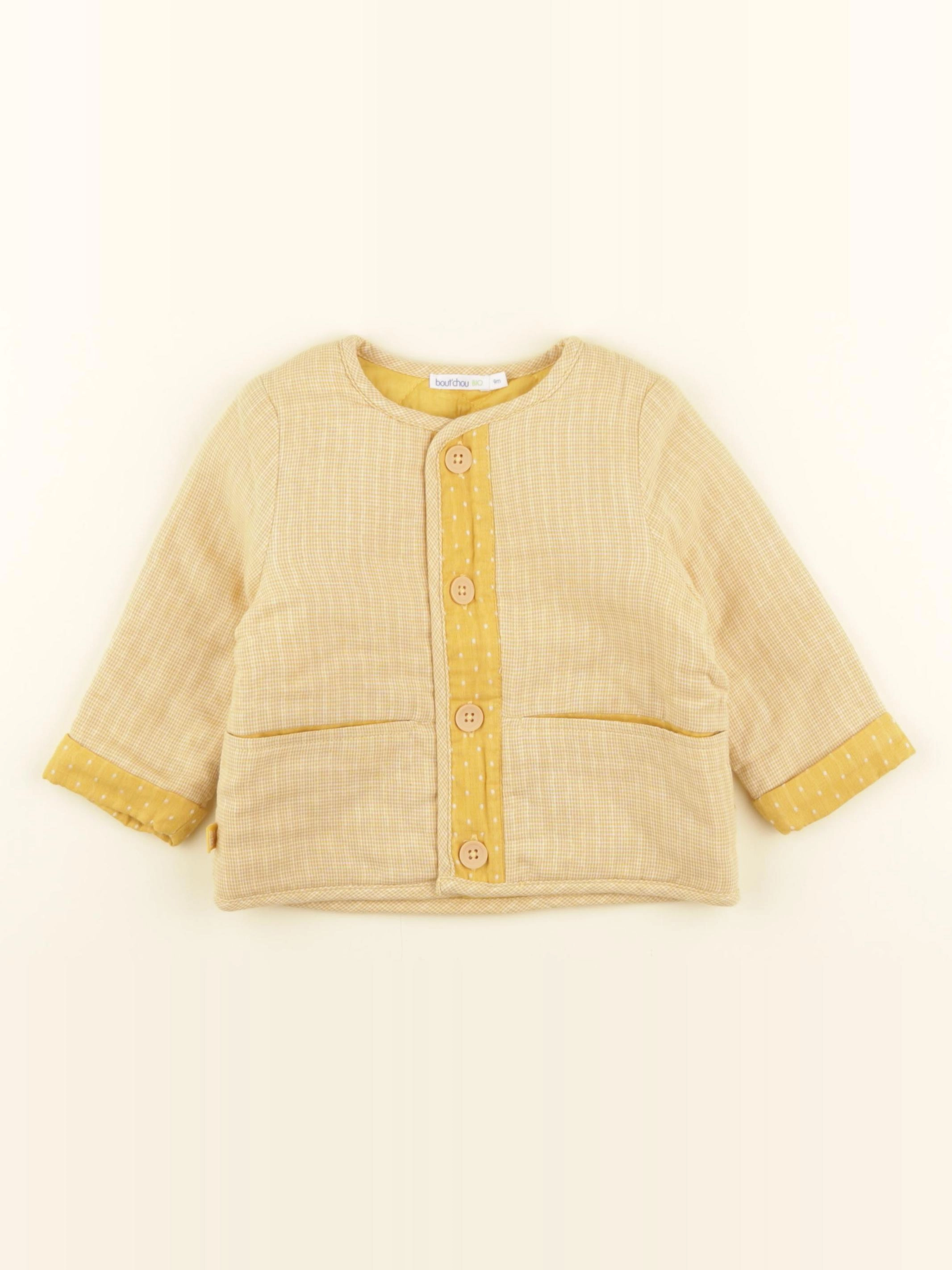 Boutchou - gilet jaune - 9 mois