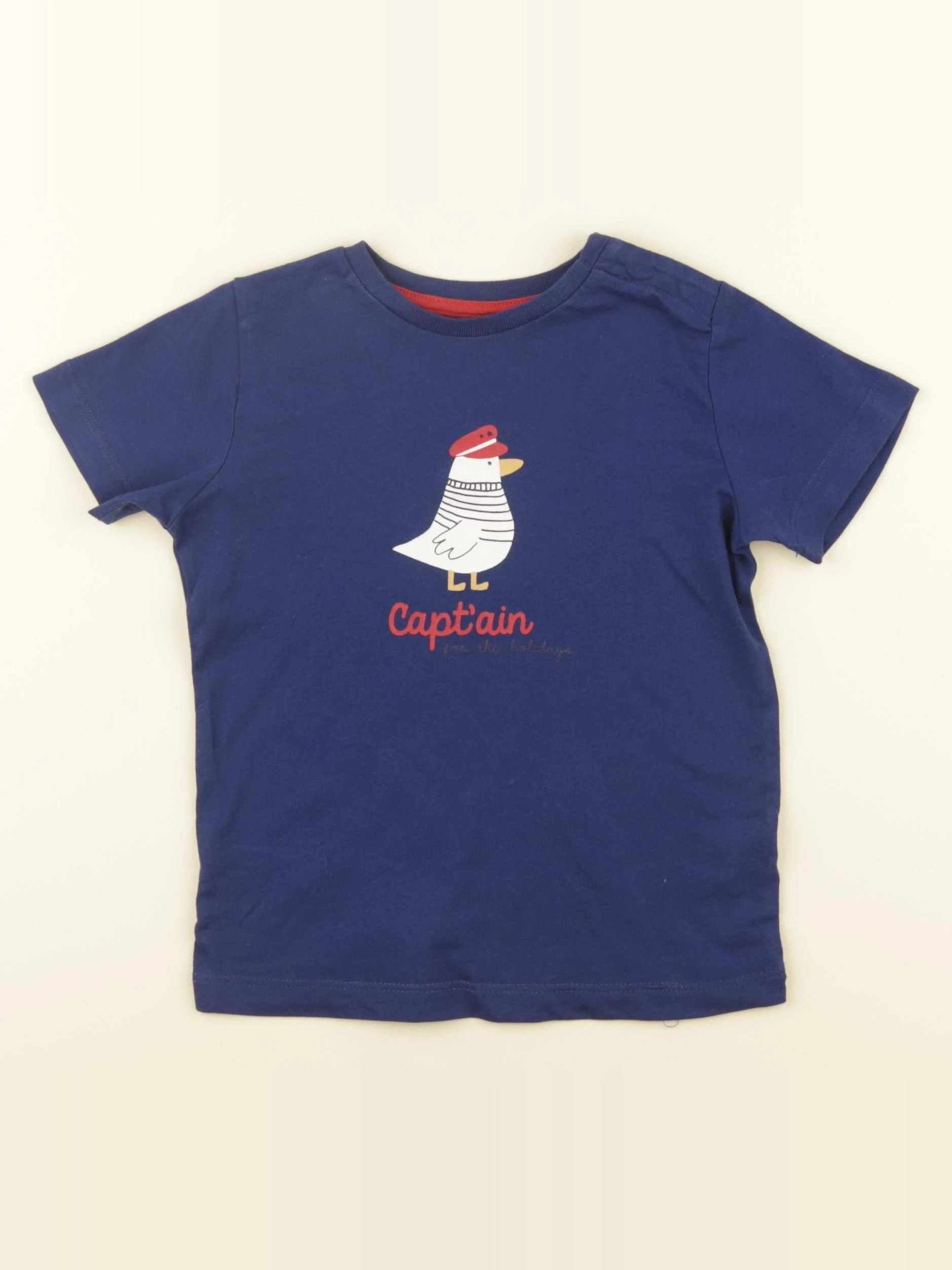 Boutchou - tee-shirt bleu - 24 mois