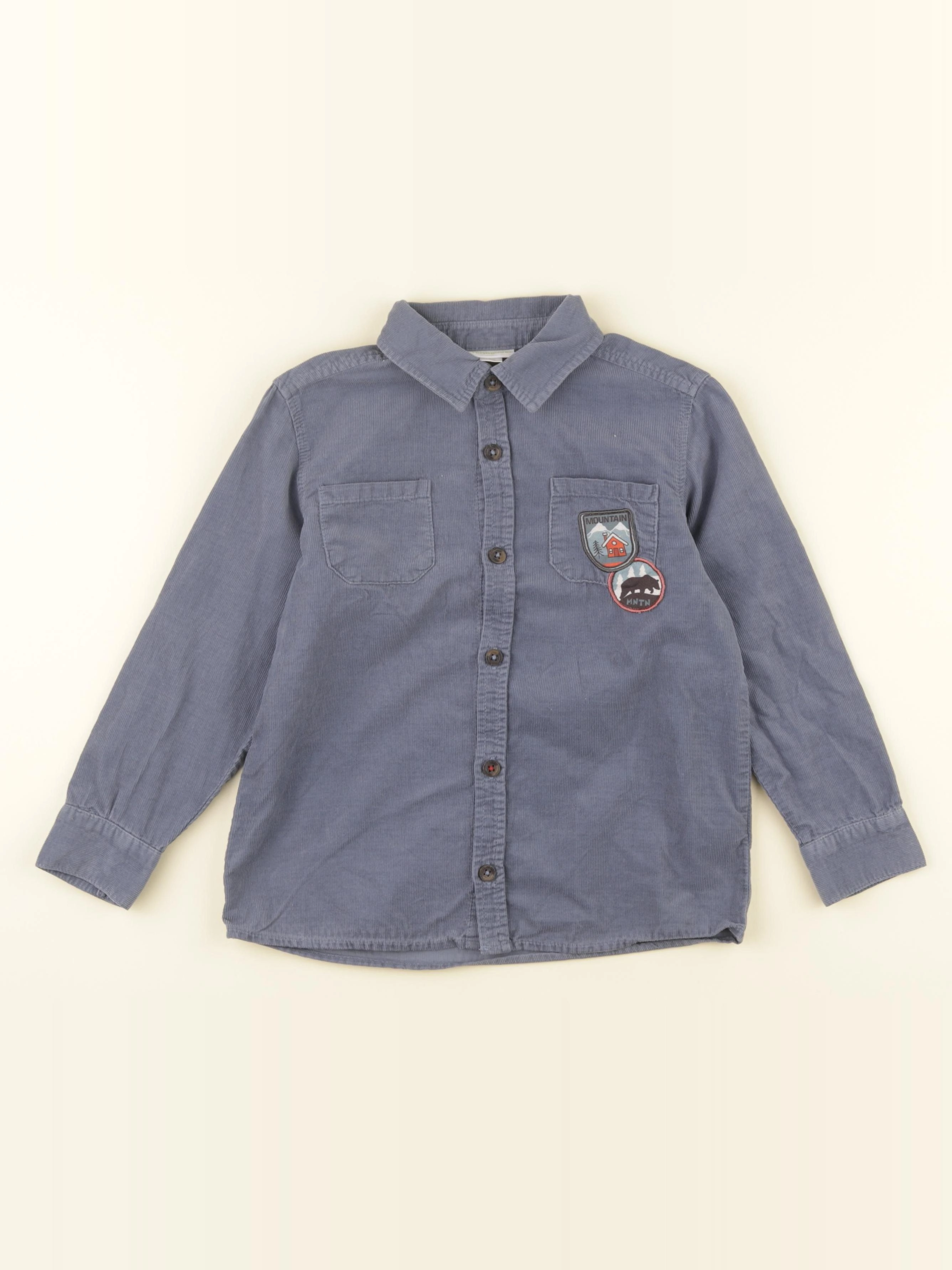 Vertbaudet - chemise bleu - 6 ans