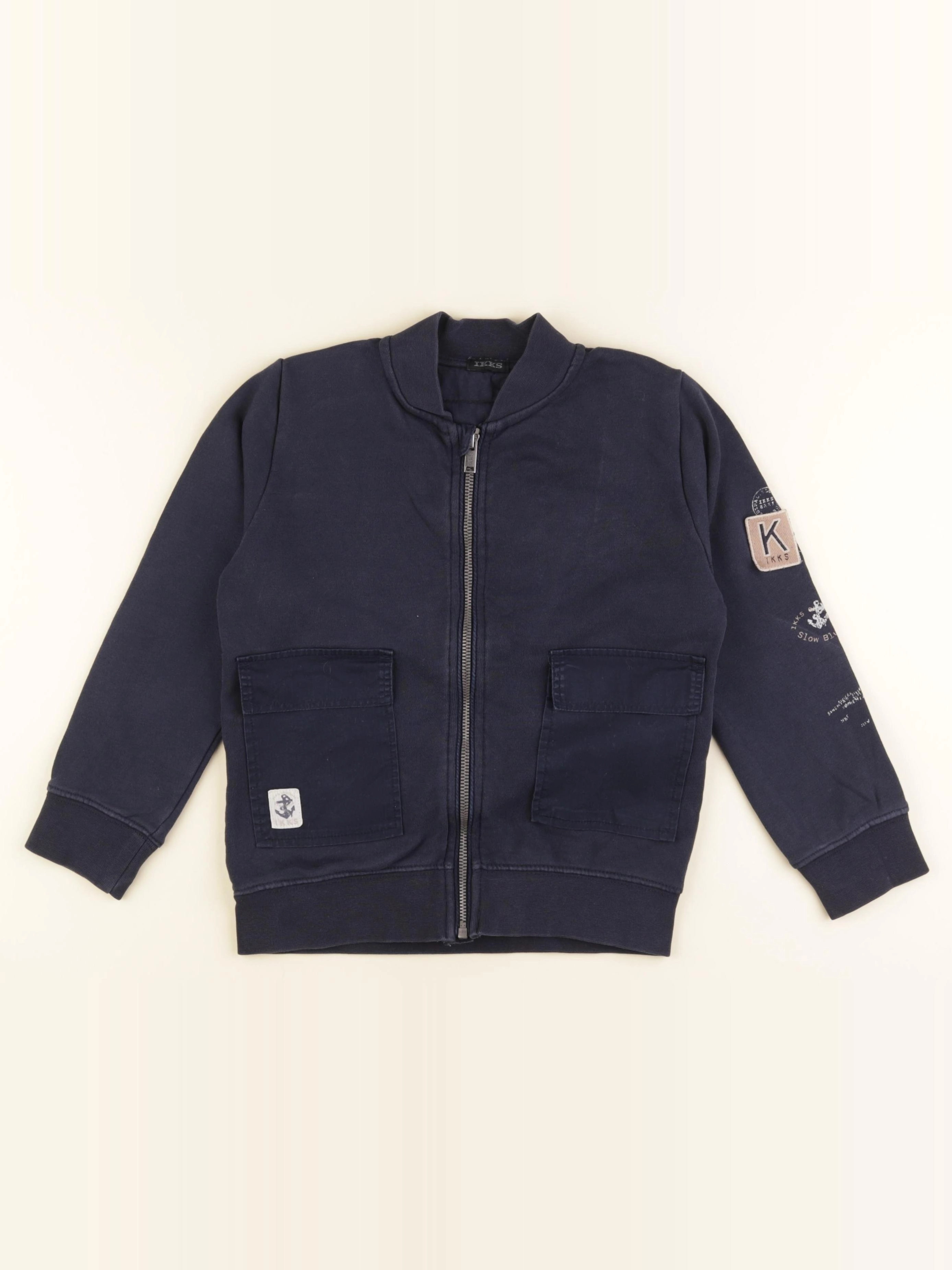 IKKS - sweat bleu - 6 ans