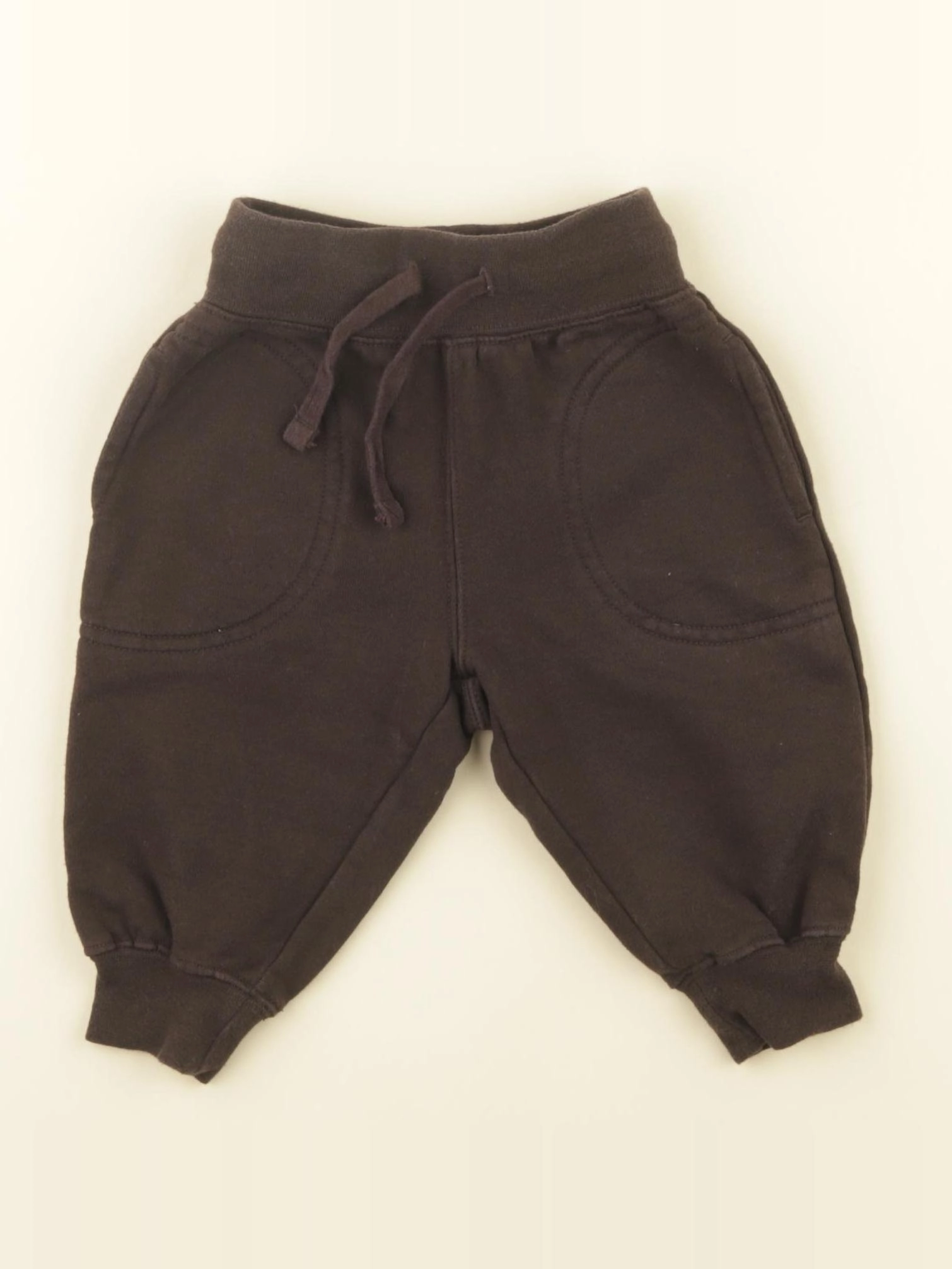 H&M - jogging marron - 6/9 mois