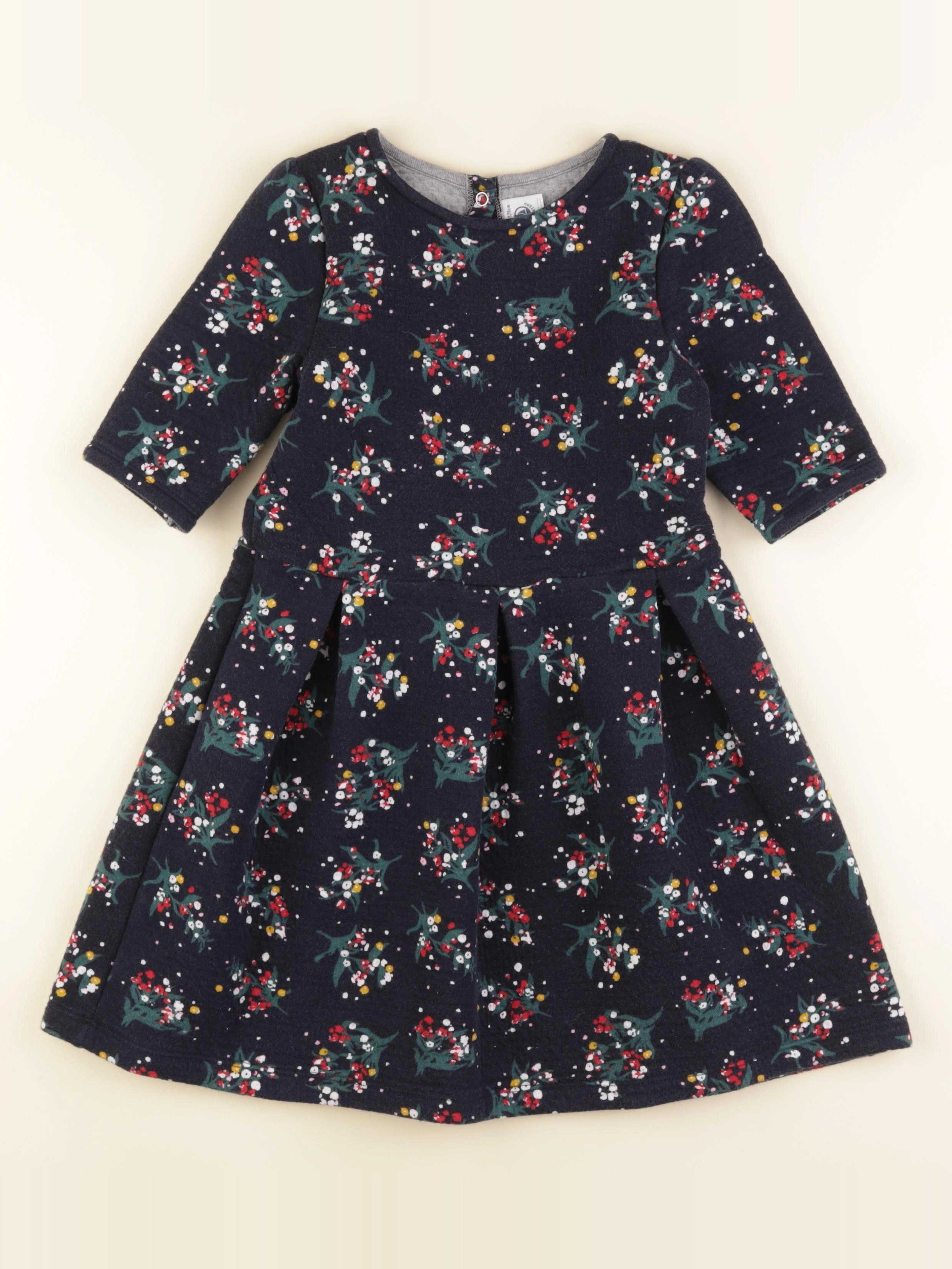 Petit Bateau - robe multicolore - 8 ans