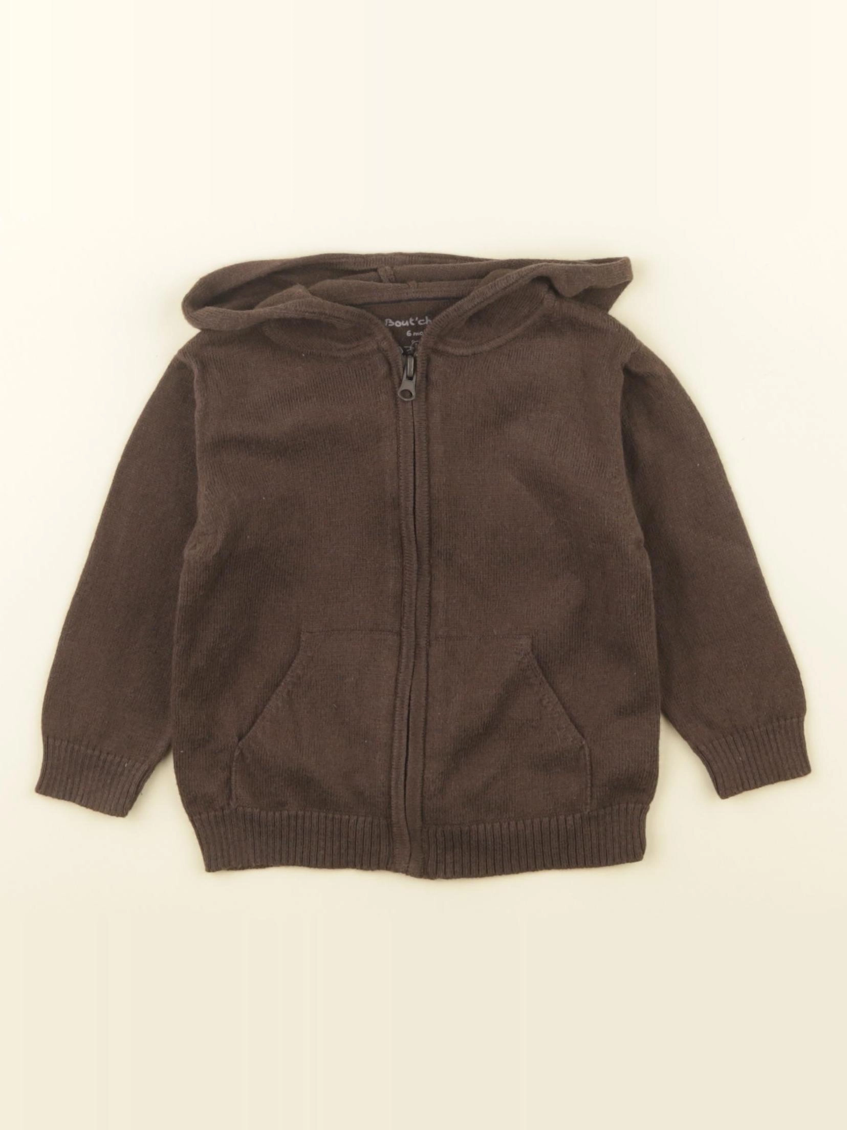 Boutchou - gilet marron - 6 mois