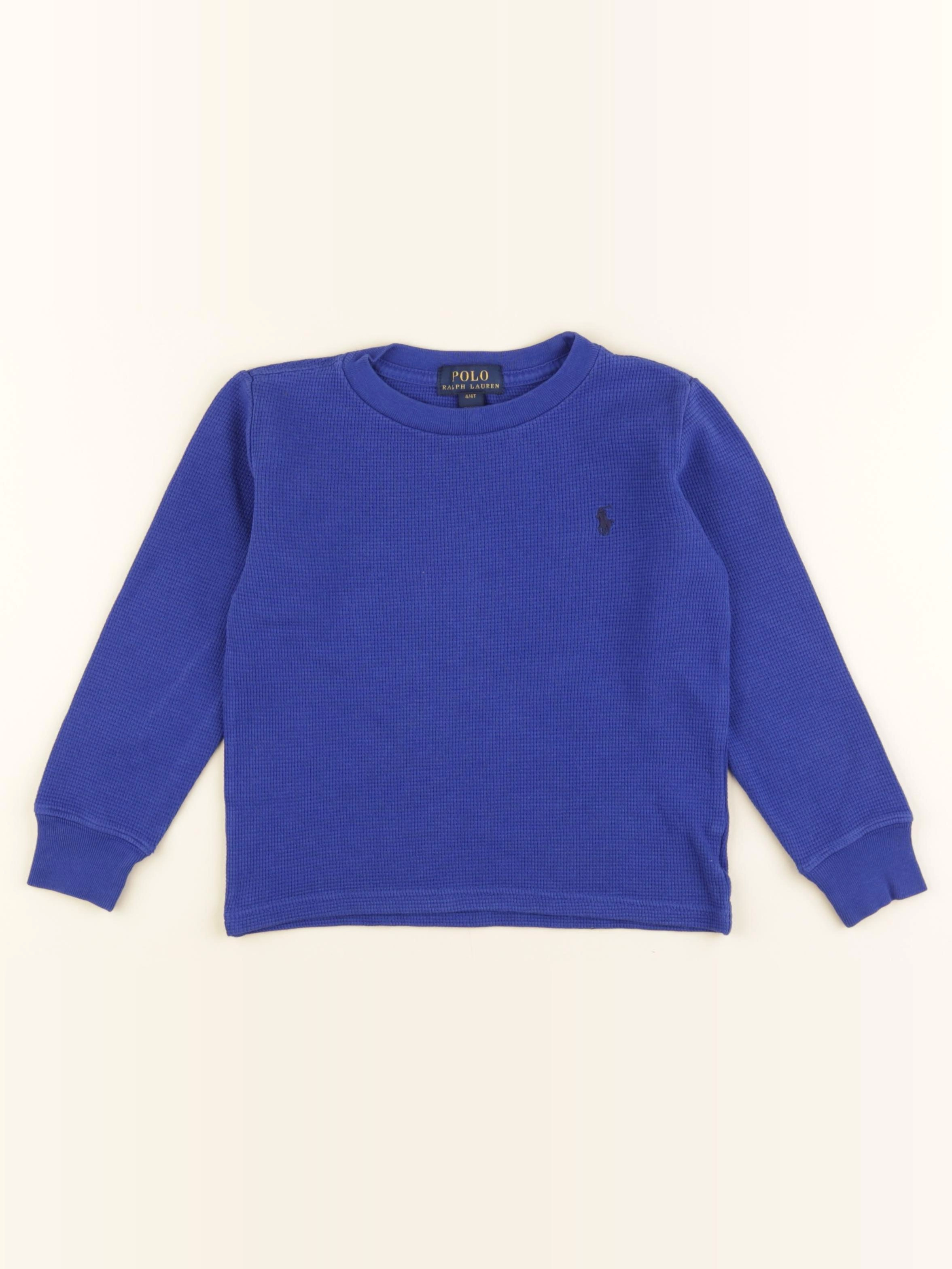 Ralph Lauren - sweat bleu - 4 ans