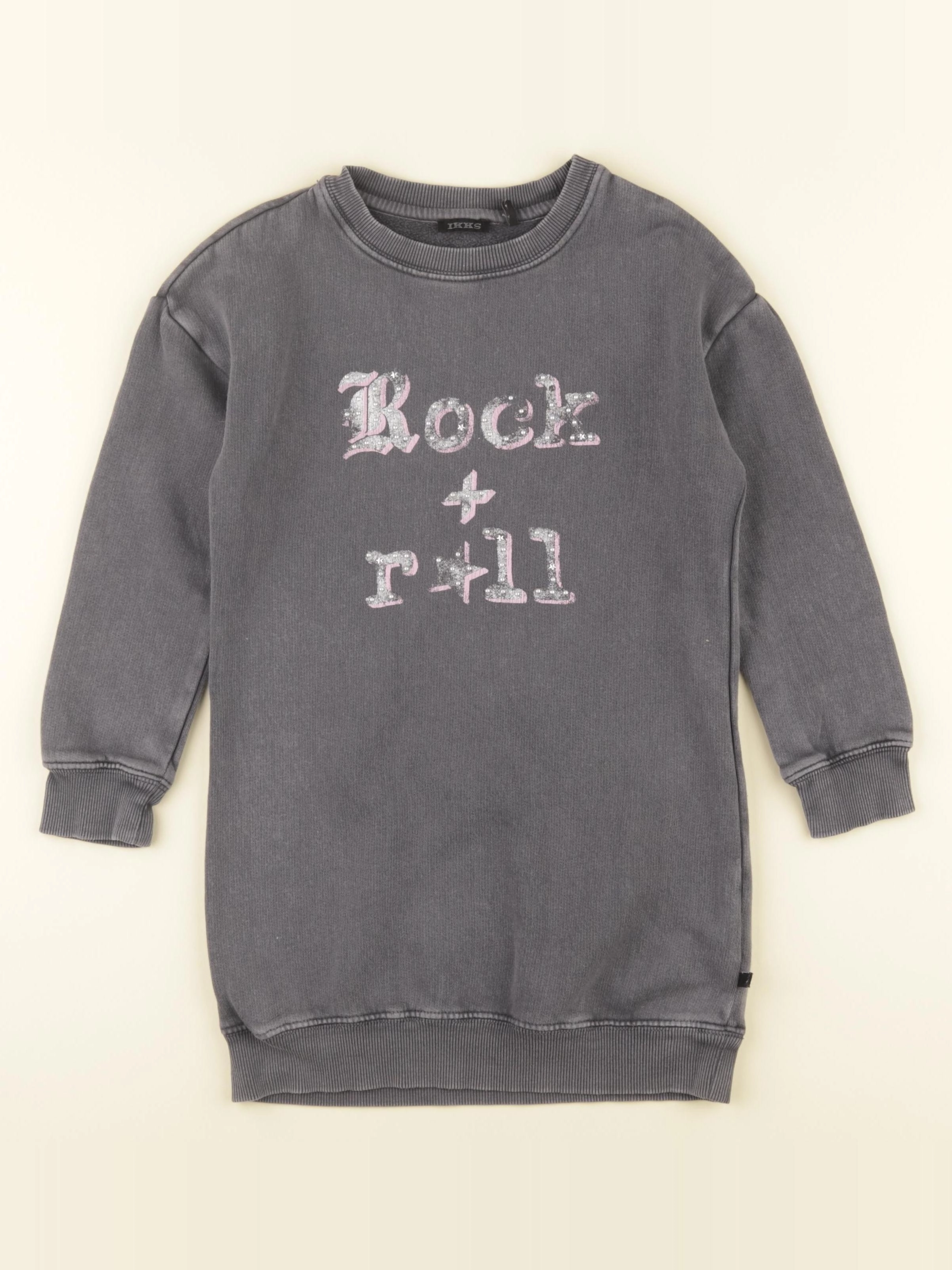 IKKS - robe gris - 6 ans