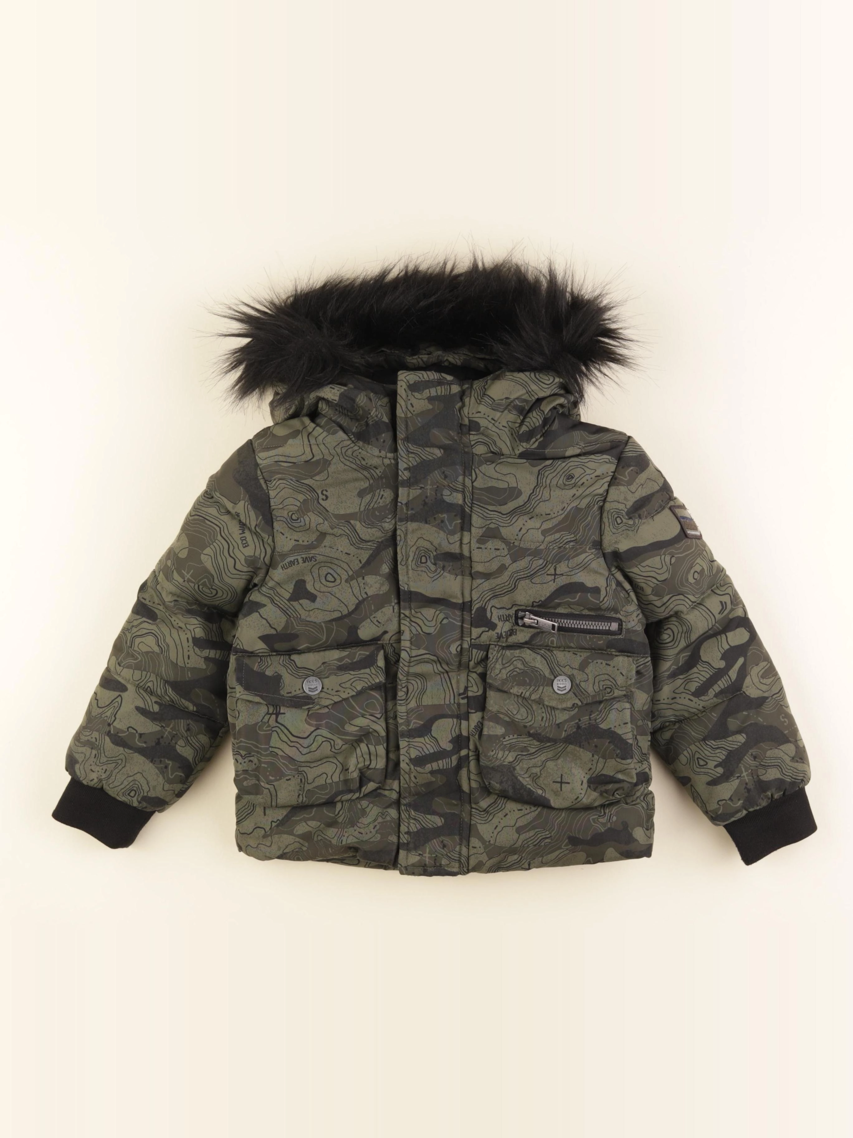 IKKS - doudoune vert - 3 ans