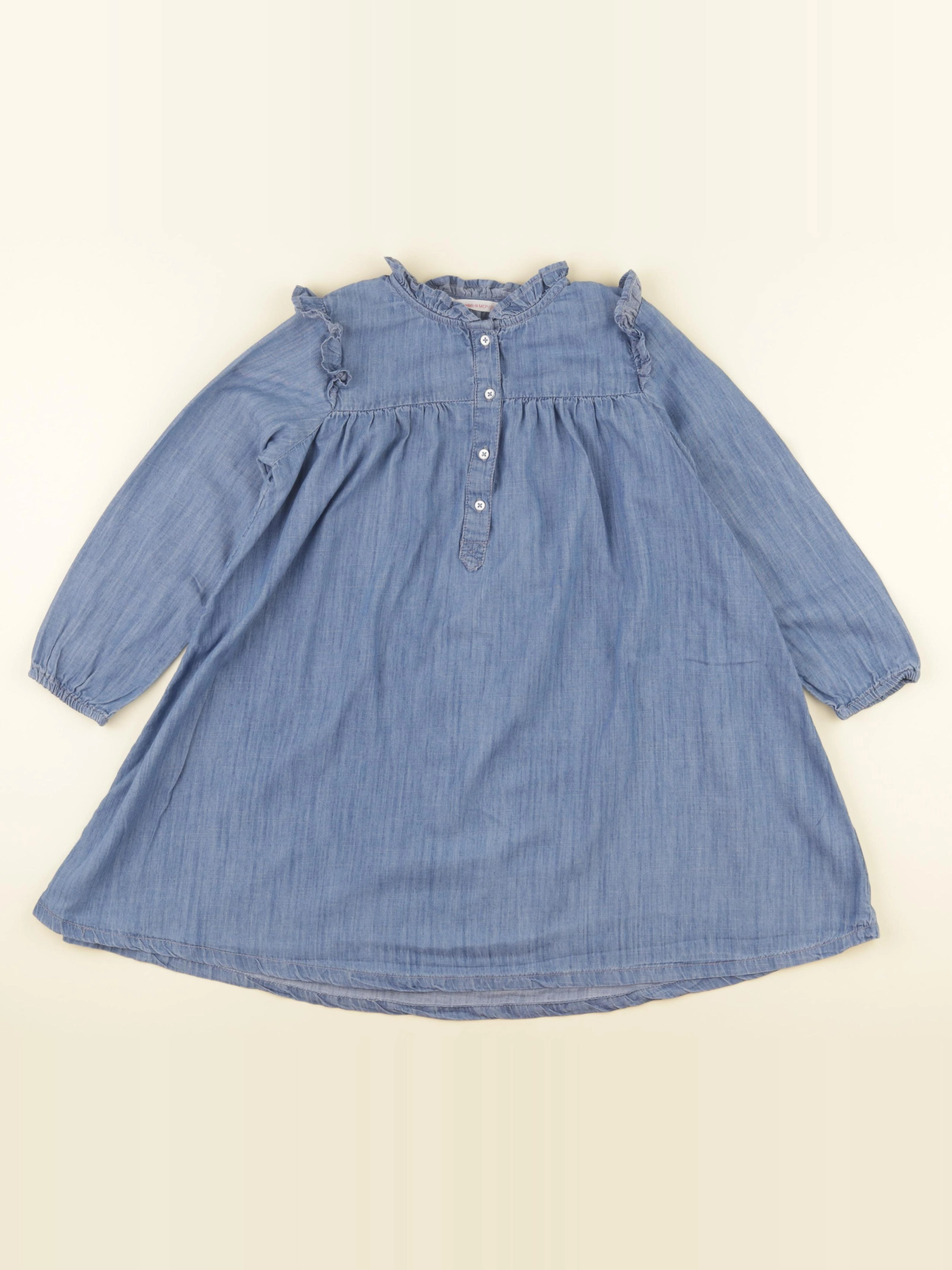 Monoprix - robe bleu - 6 ans