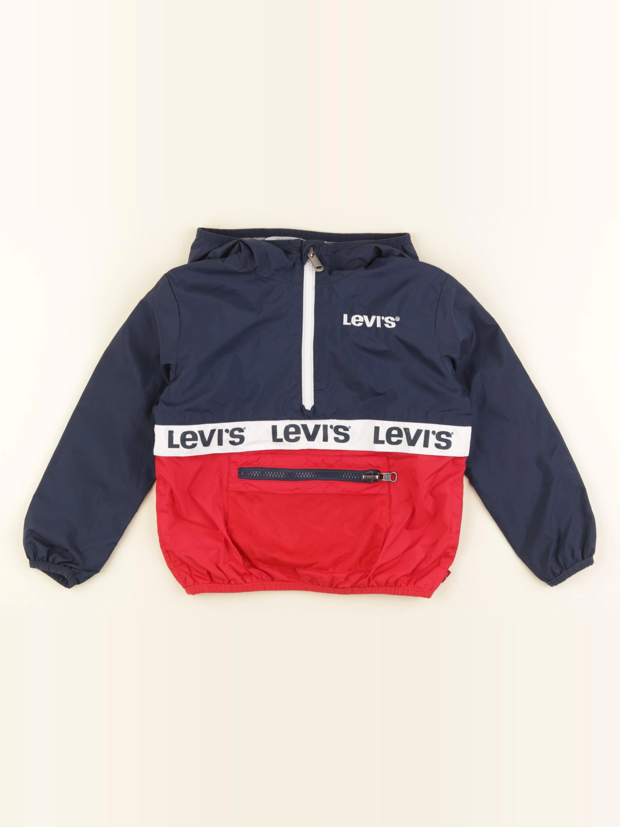 Levi's - coupe-vent bleu, rouge - 3 ans