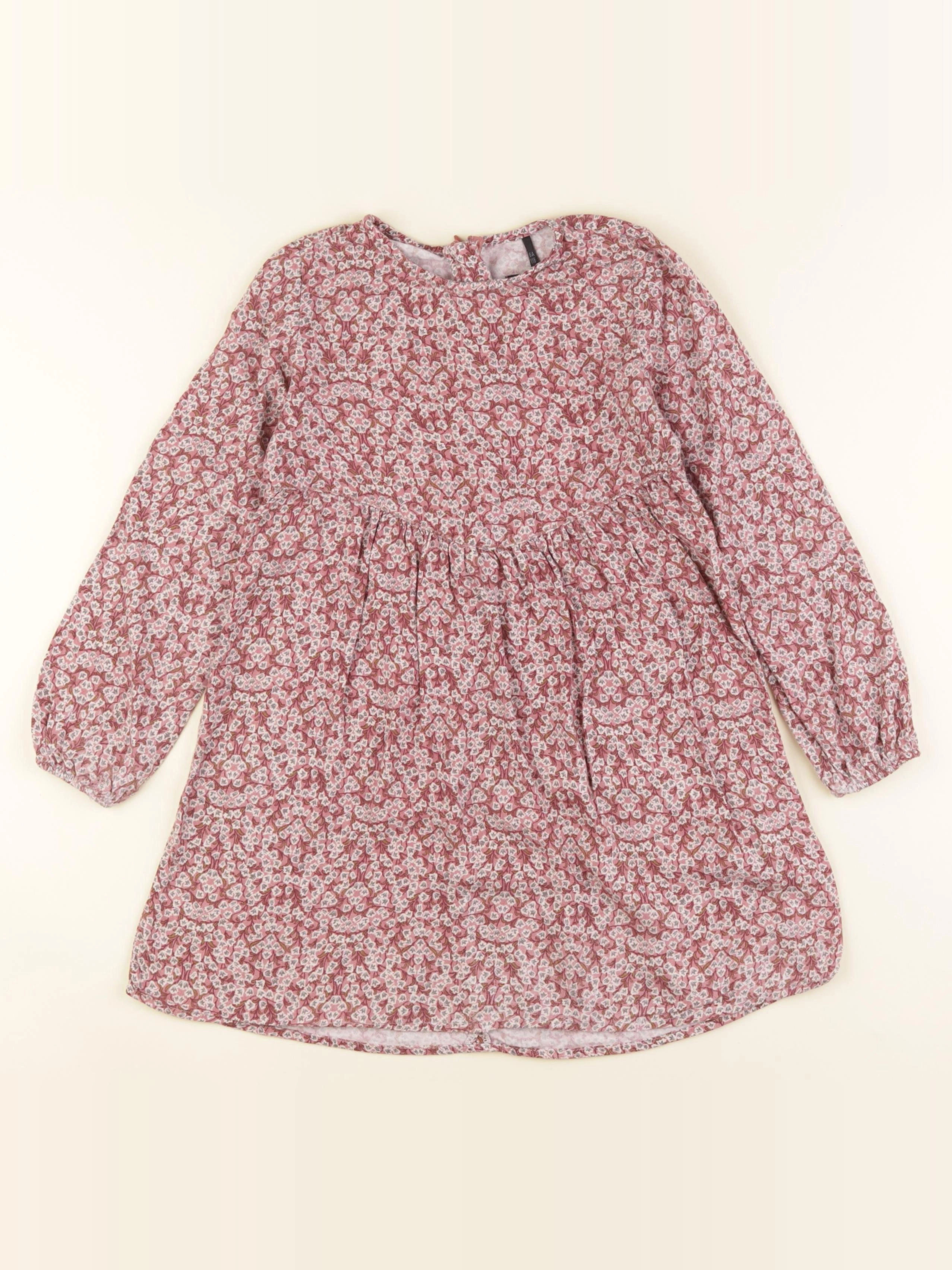 IKKS - robe rose, beige - 6 ans