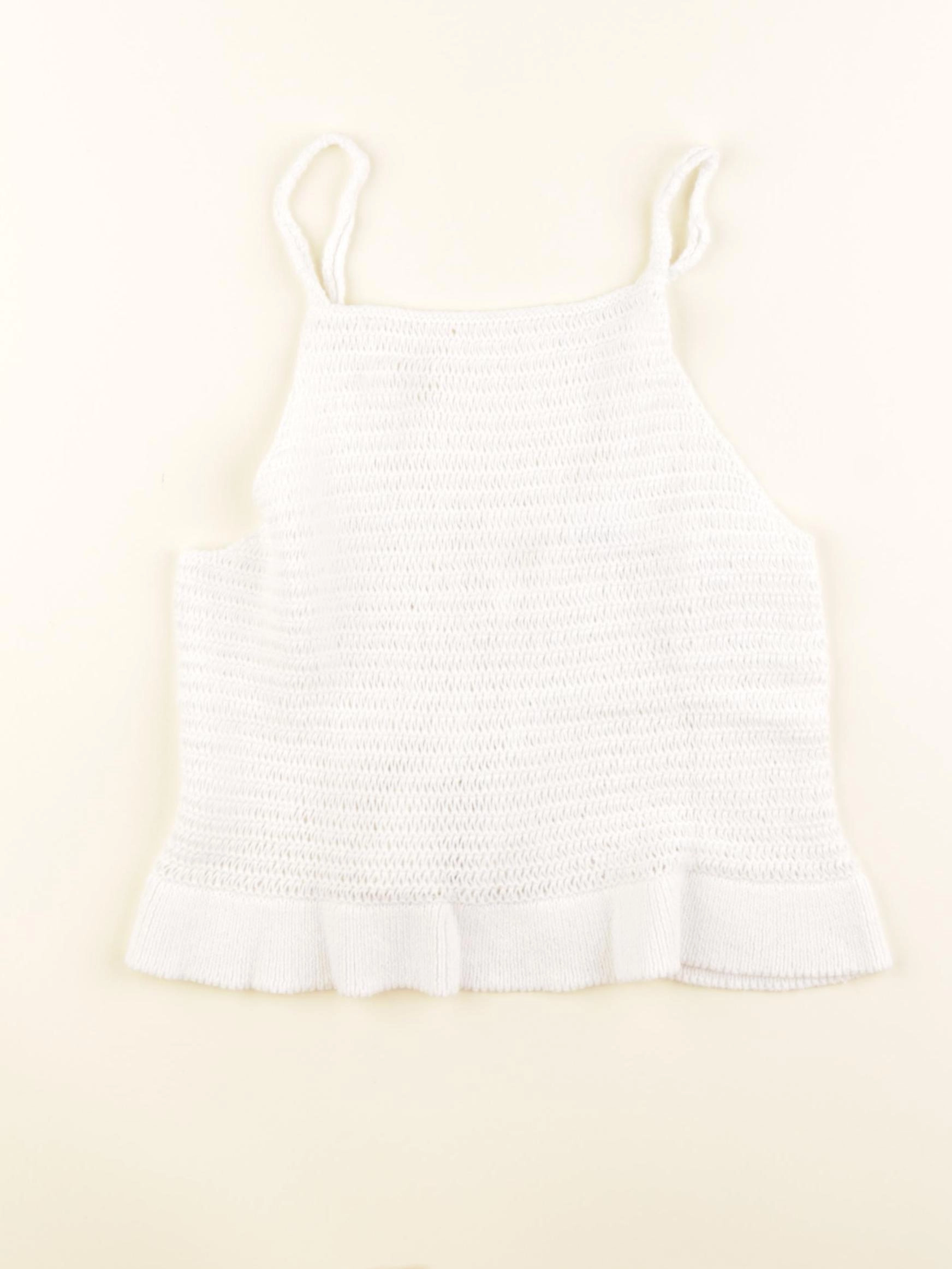 Zara - débardeur blanc - 4/5 ans