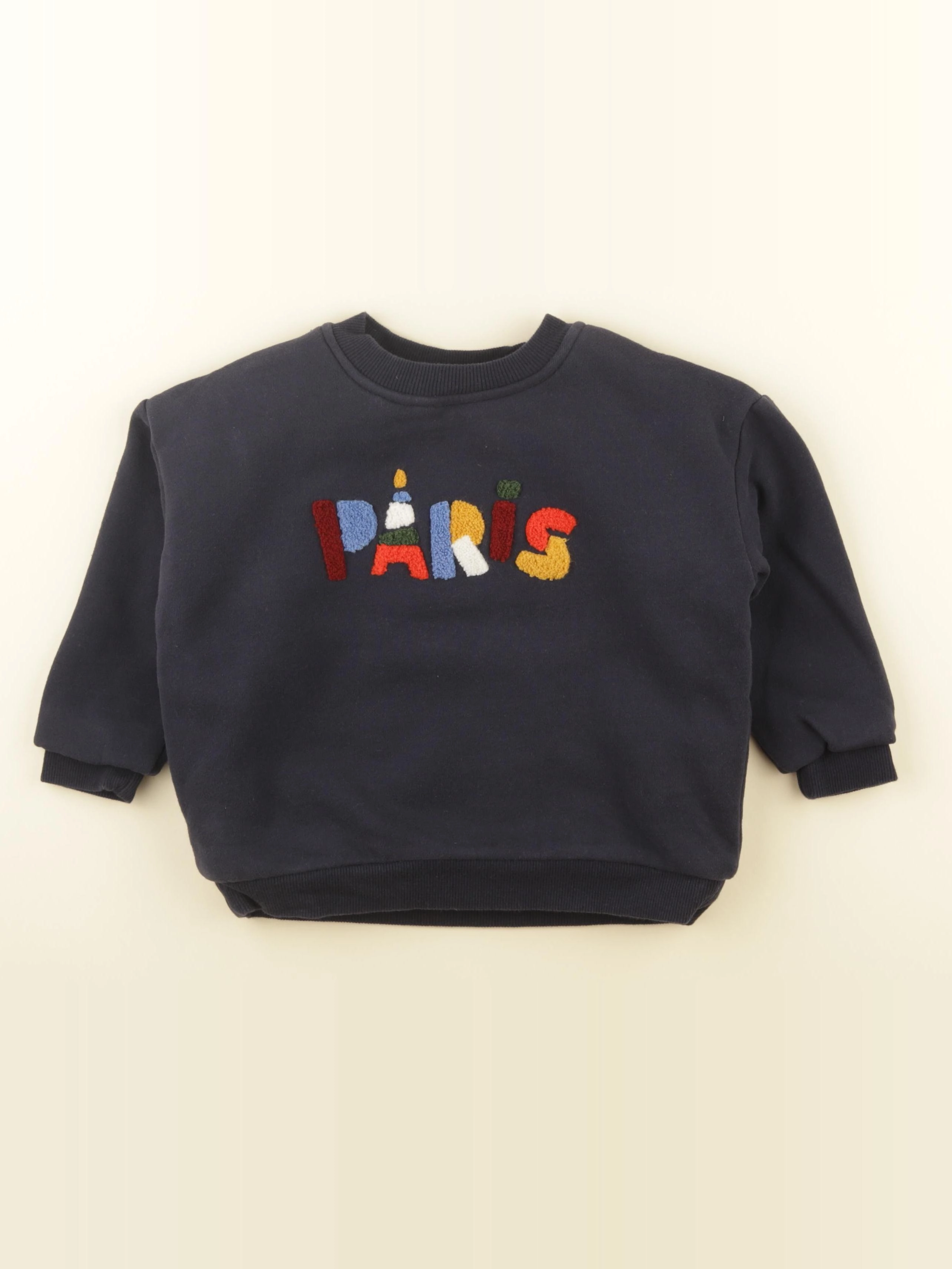 Monoprix - sweat bleu - 5 ans